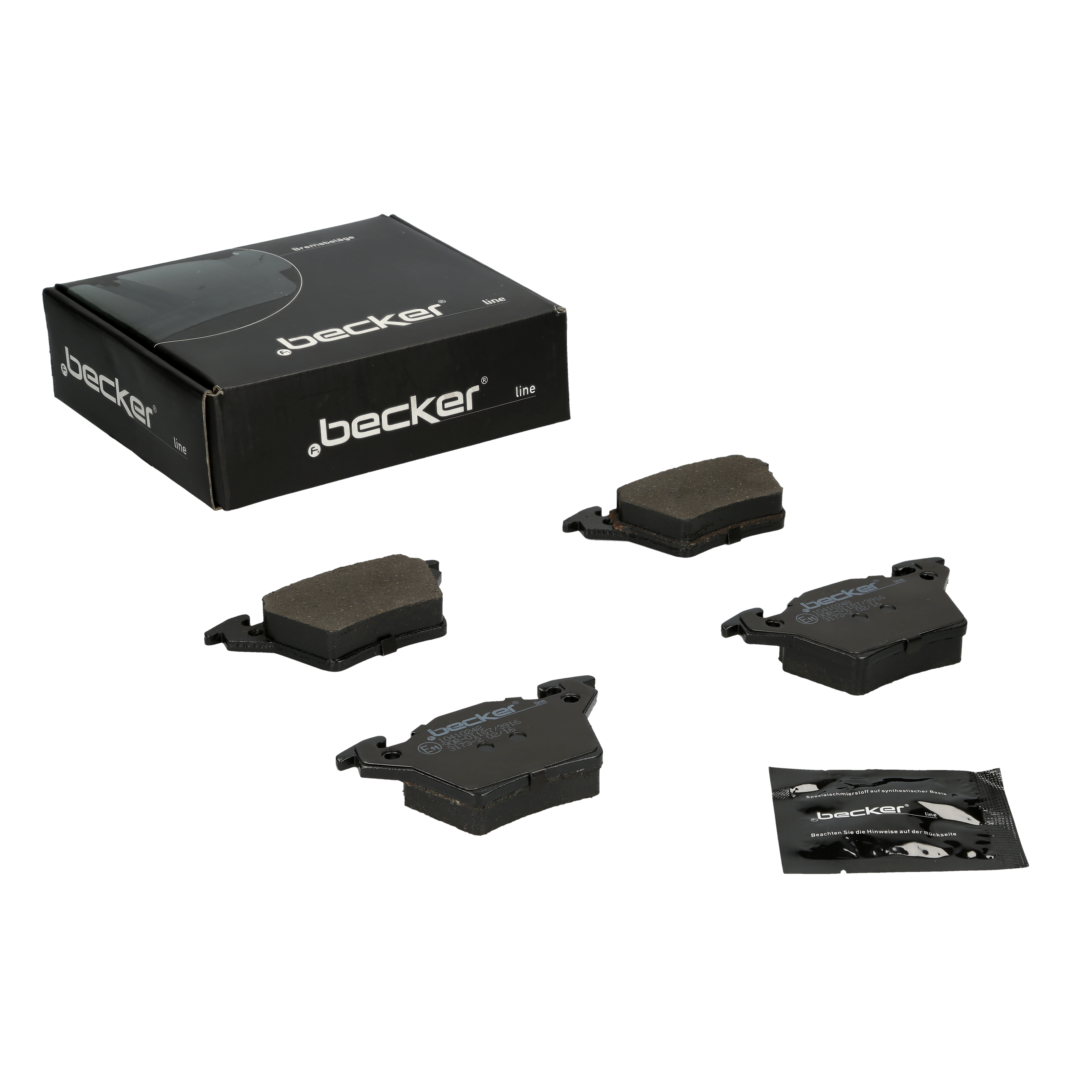 Bremsbelagsatz, Scheibenbremse | f.becker_line (104 10248)