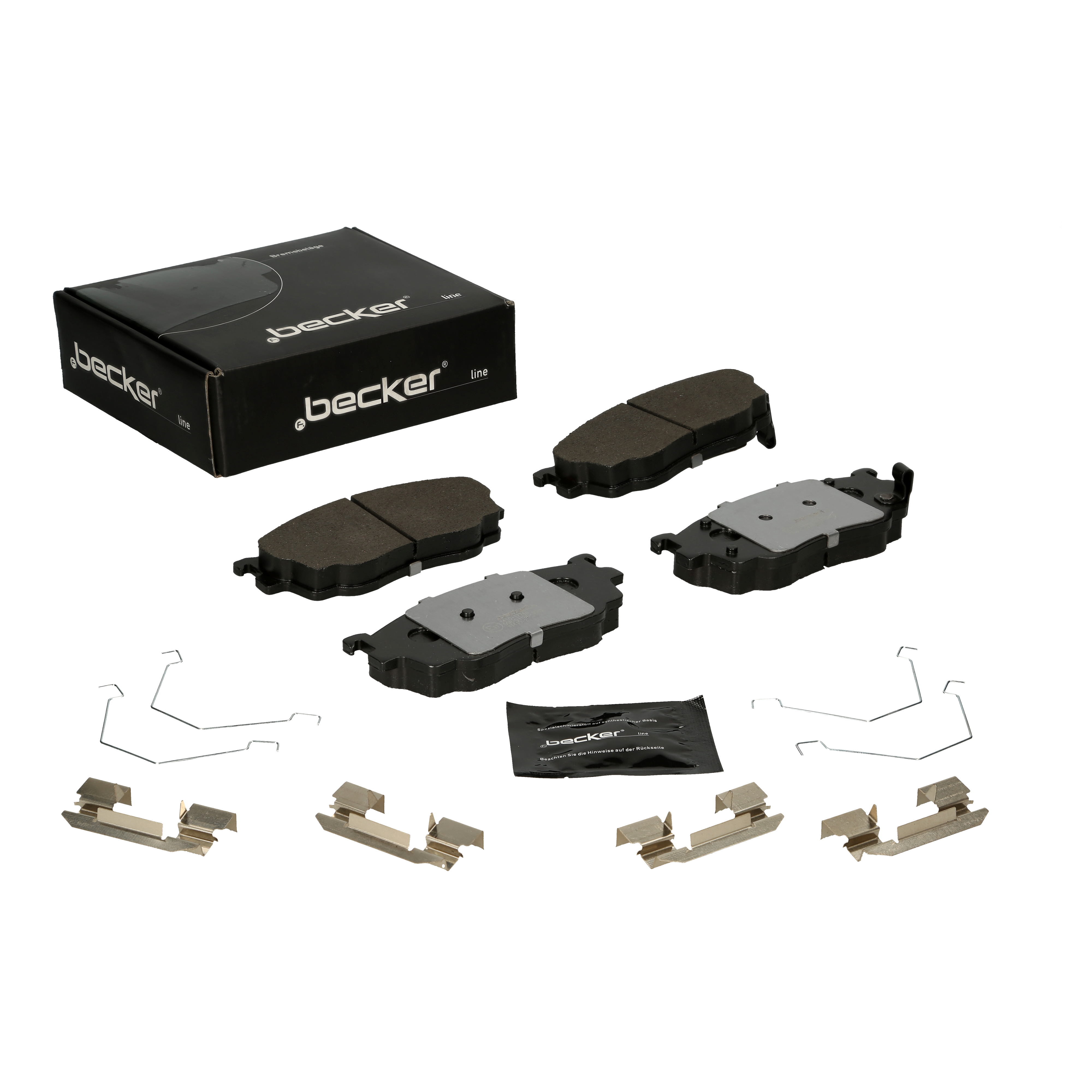 Bremsbelagsatz, Scheibenbremse | f.becker_line (104 10285)