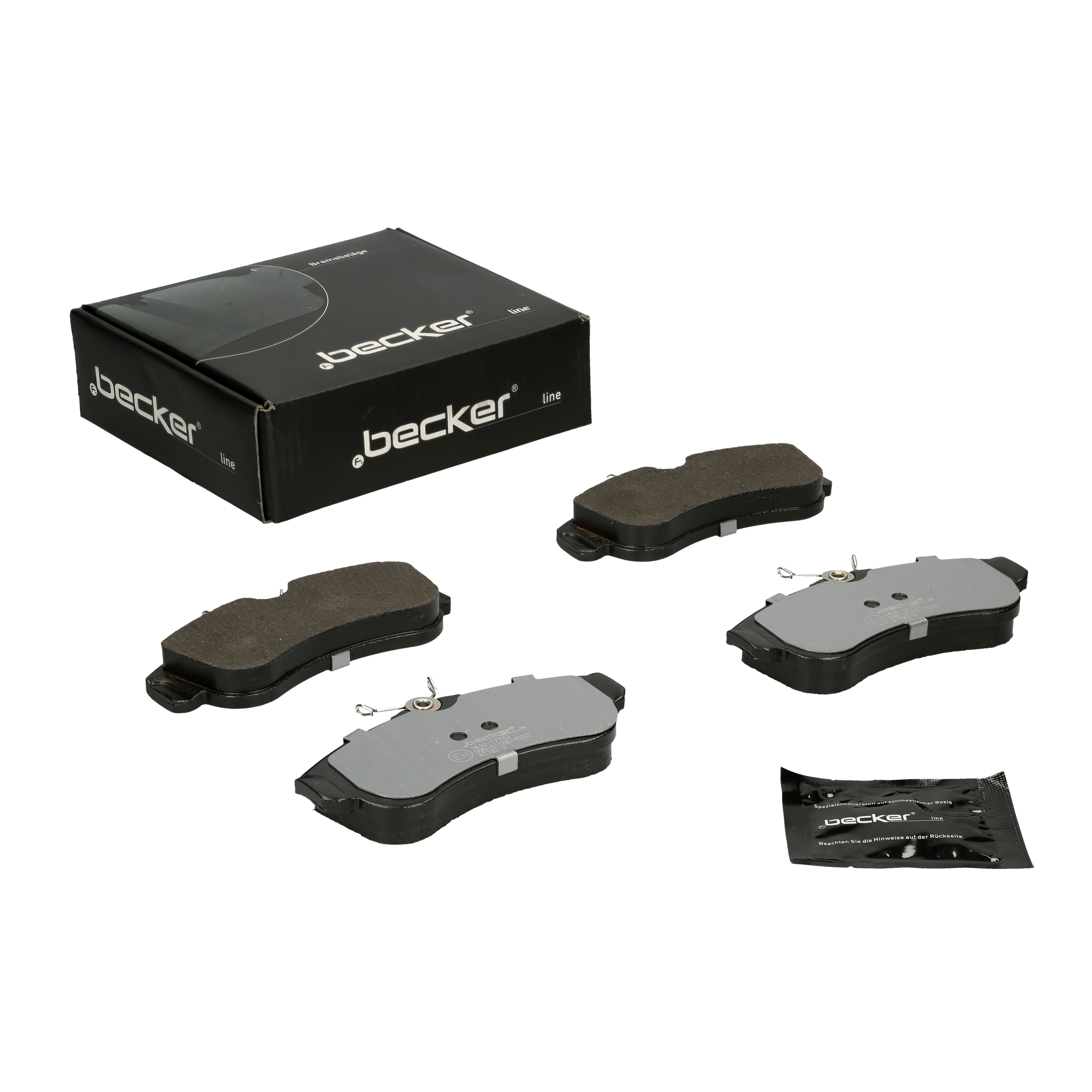 Bremsbelagsatz, Scheibenbremse | f.becker_line (104 10301)