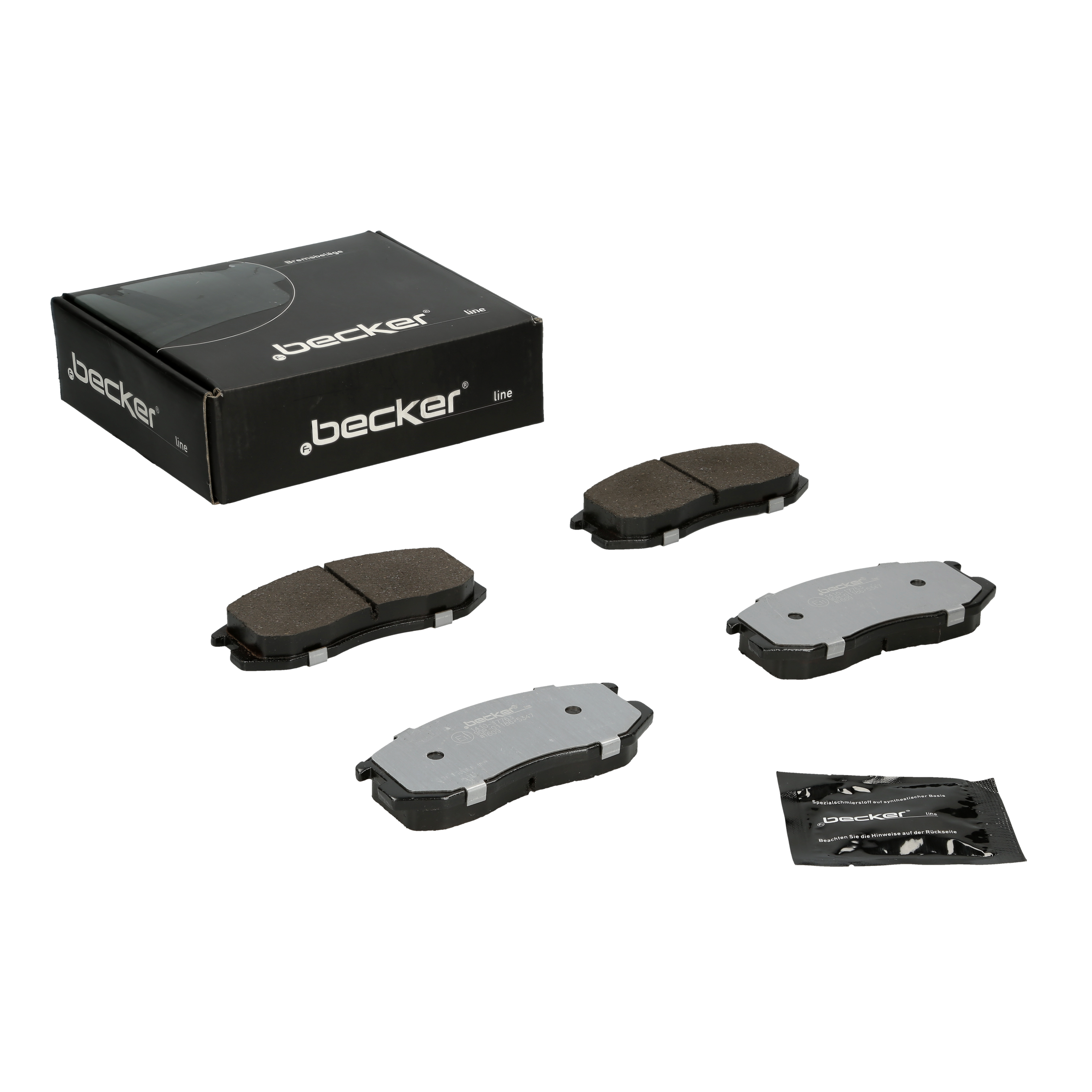 Bremsbelagsatz, Scheibenbremse | f.becker_line (104 10302)