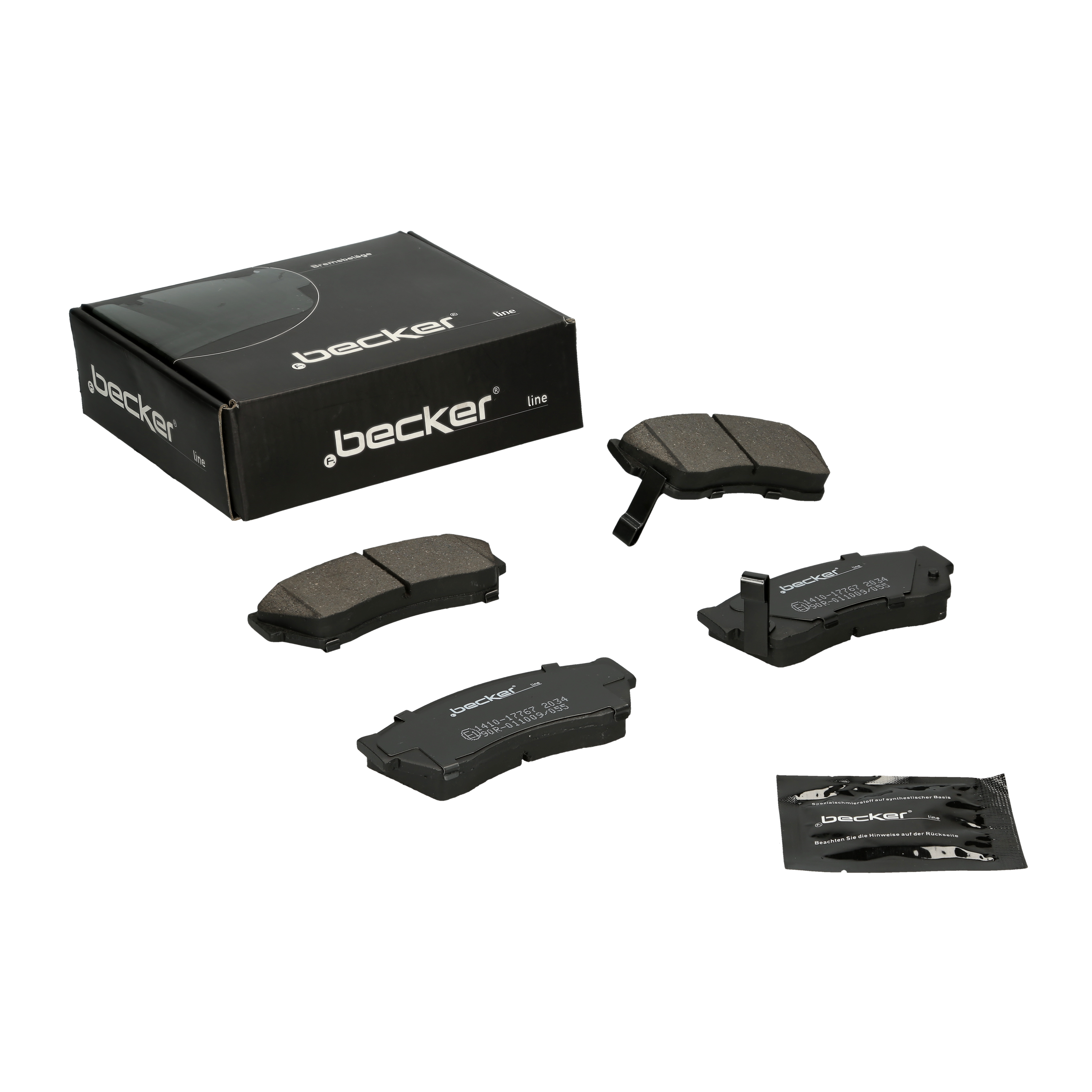 Bremsbelagsatz, Scheibenbremse | f.becker_line (104 10306)