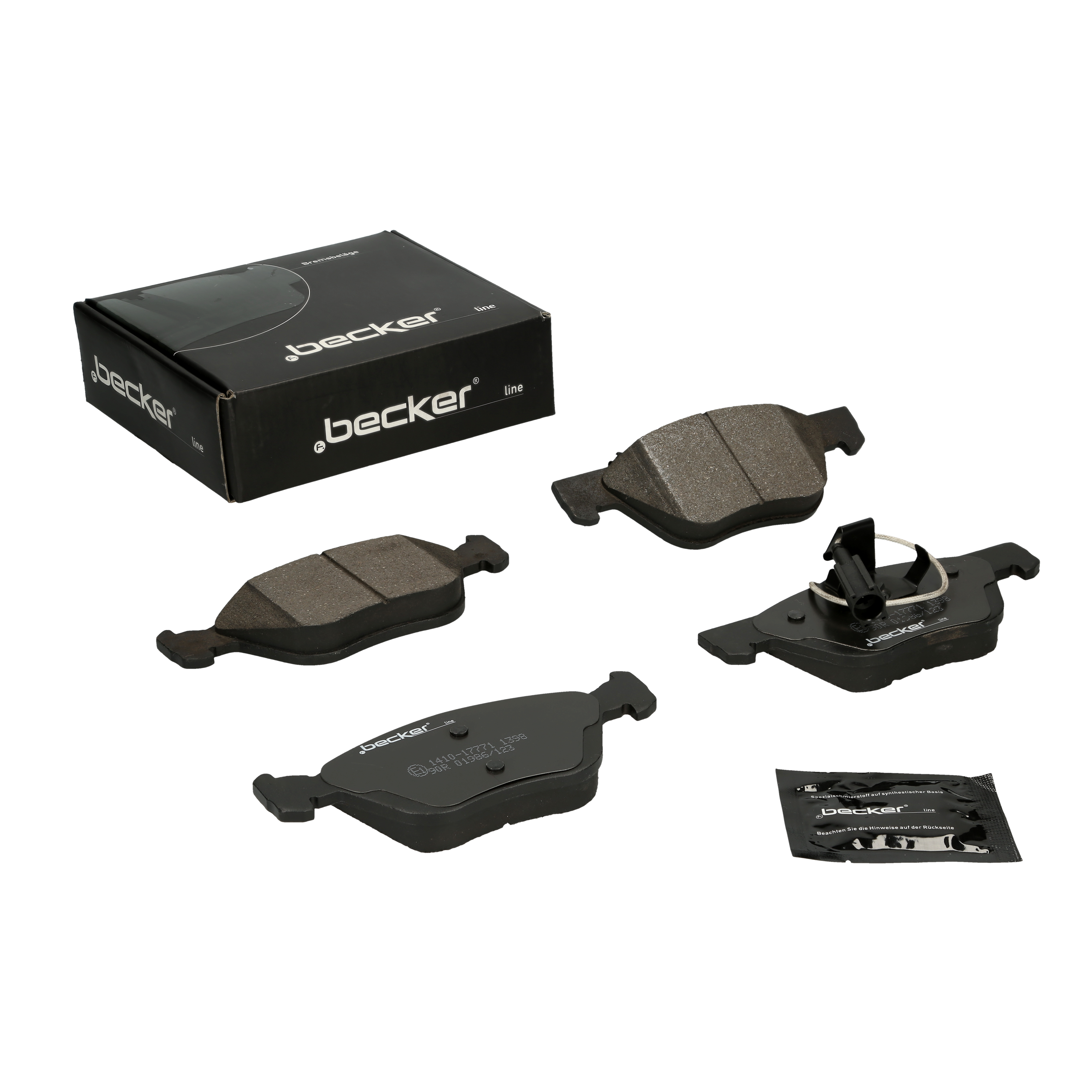 Bremsbelagsatz, Scheibenbremse | f.becker_line (104 10310)