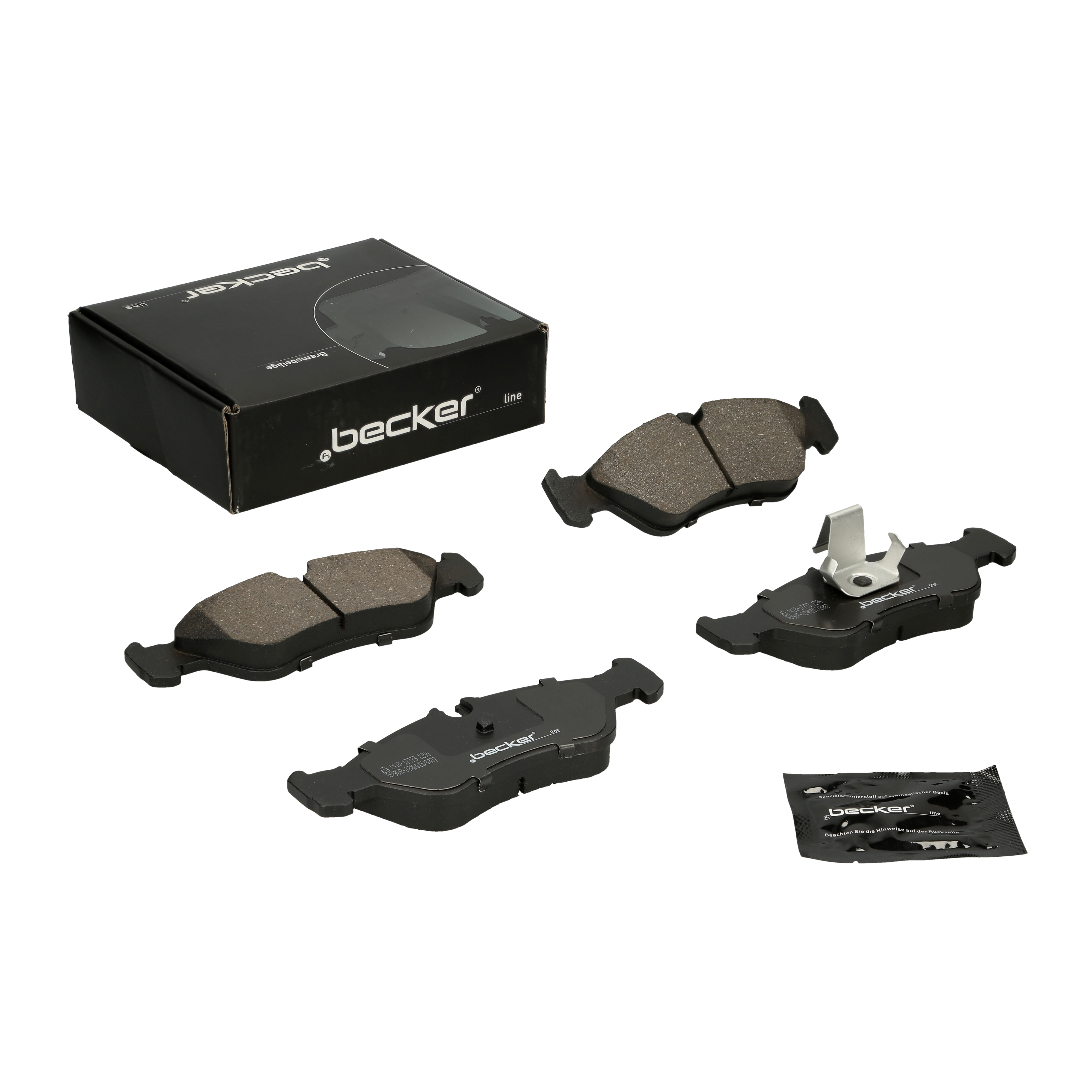 Bremsbelagsatz, Scheibenbremse | f.becker_line (104 10312)