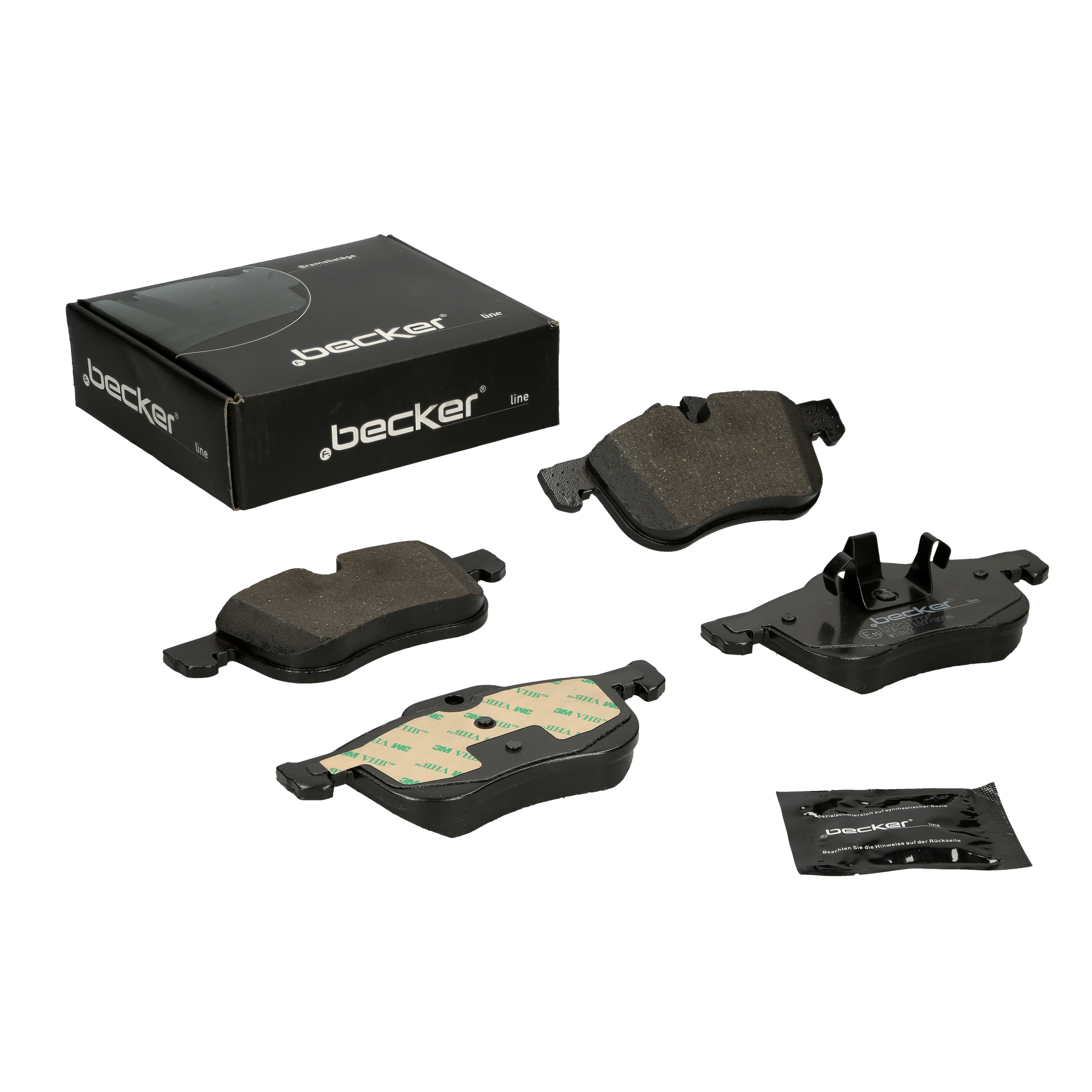 Bremsbelagsatz, Scheibenbremse | f.becker_line (104 10316)