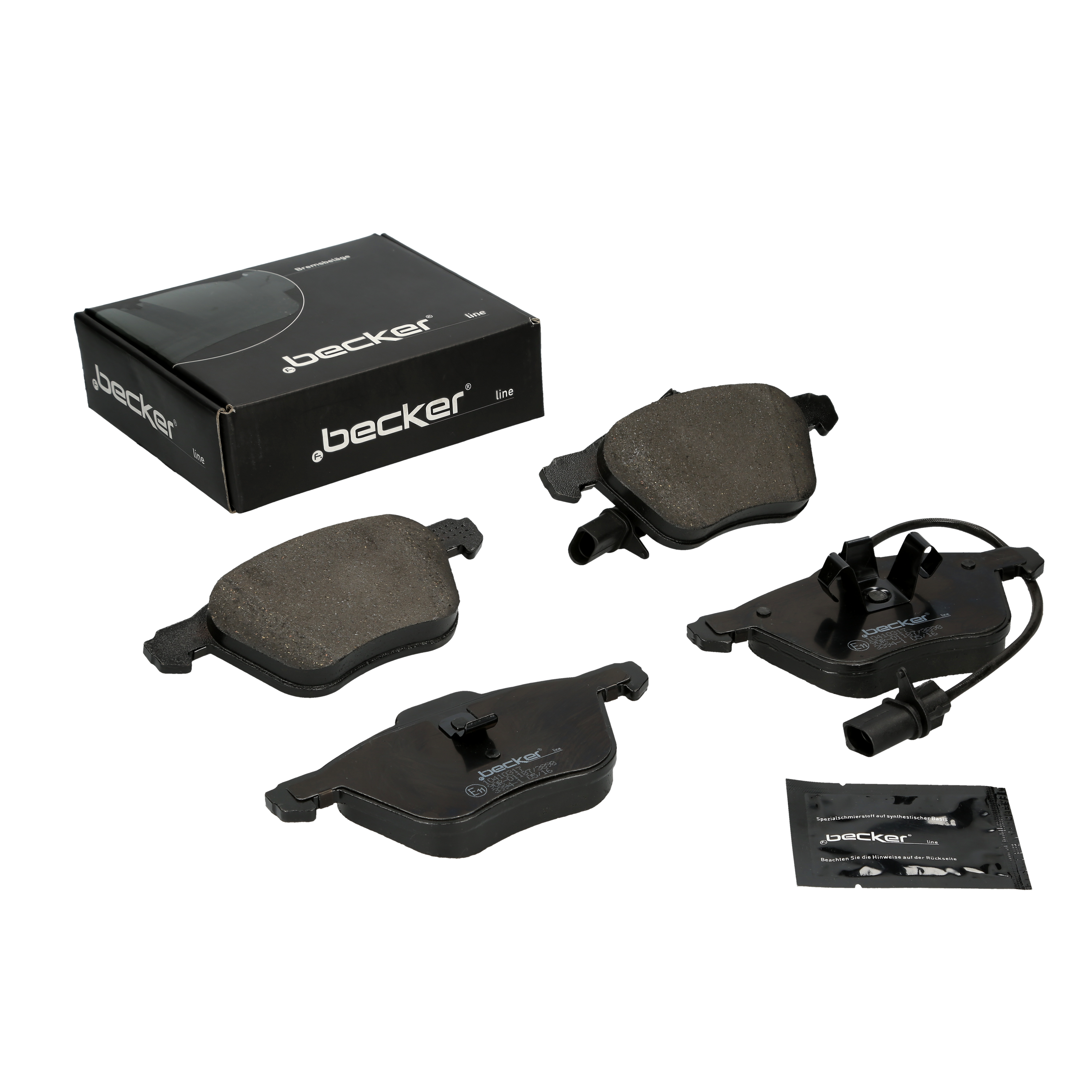 Bremsbelagsatz, Scheibenbremse | f.becker_line (104 10317)