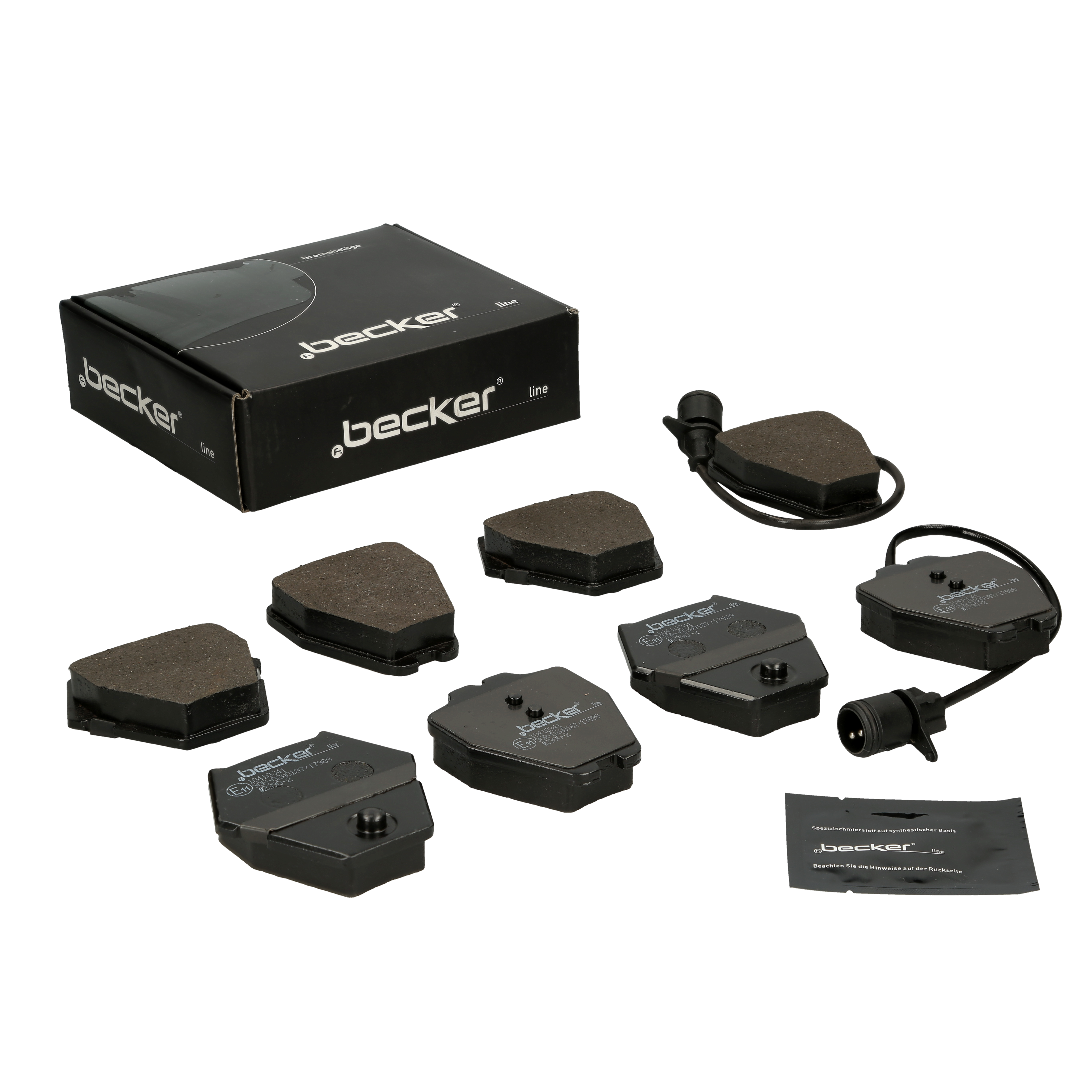 Bremsbelagsatz, Scheibenbremse | f.becker_line (104 10341)