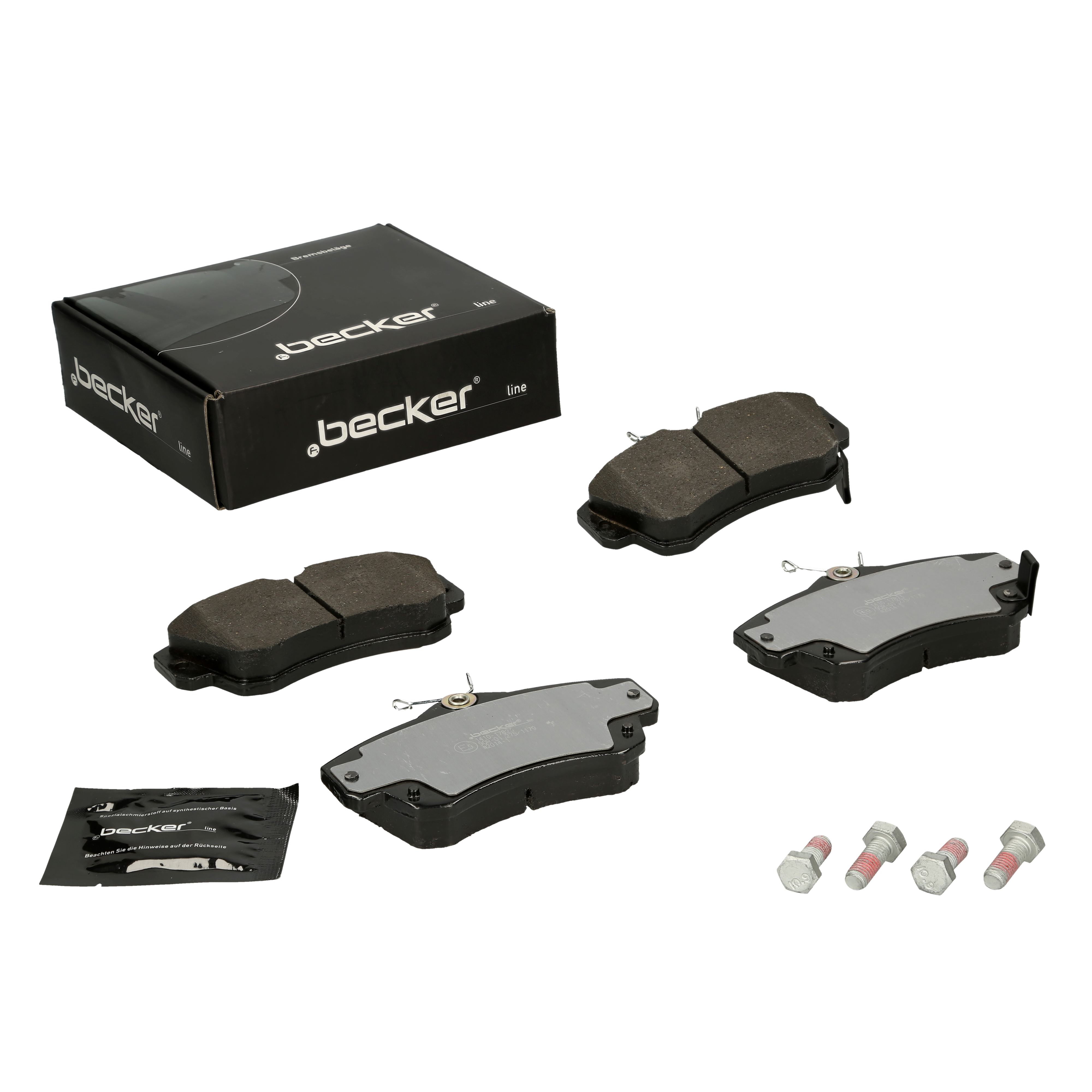 Bremsbelagsatz, Scheibenbremse | f.becker_line (104 10343)