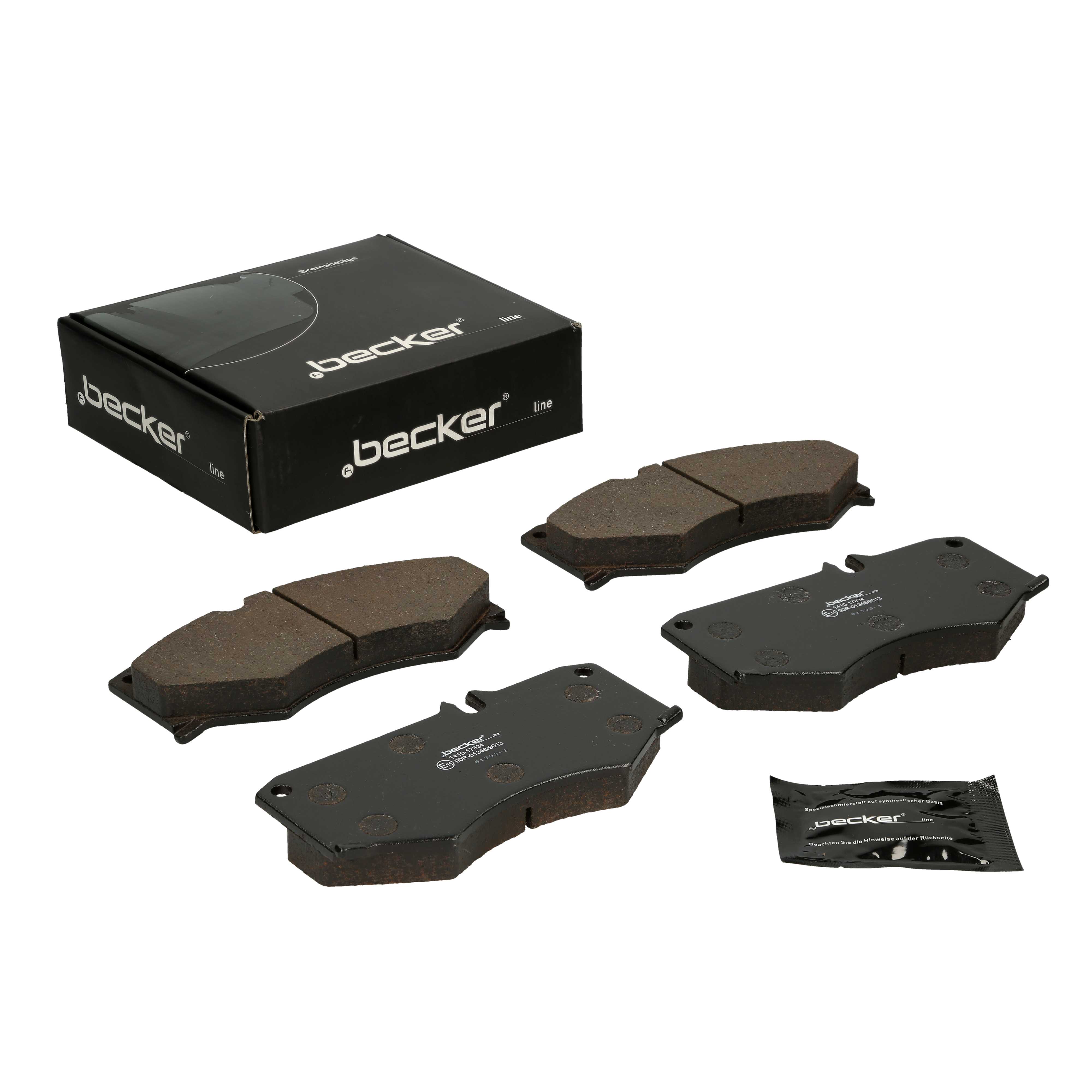 Bremsbelagsatz, Scheibenbremse | f.becker_line (104 10354)