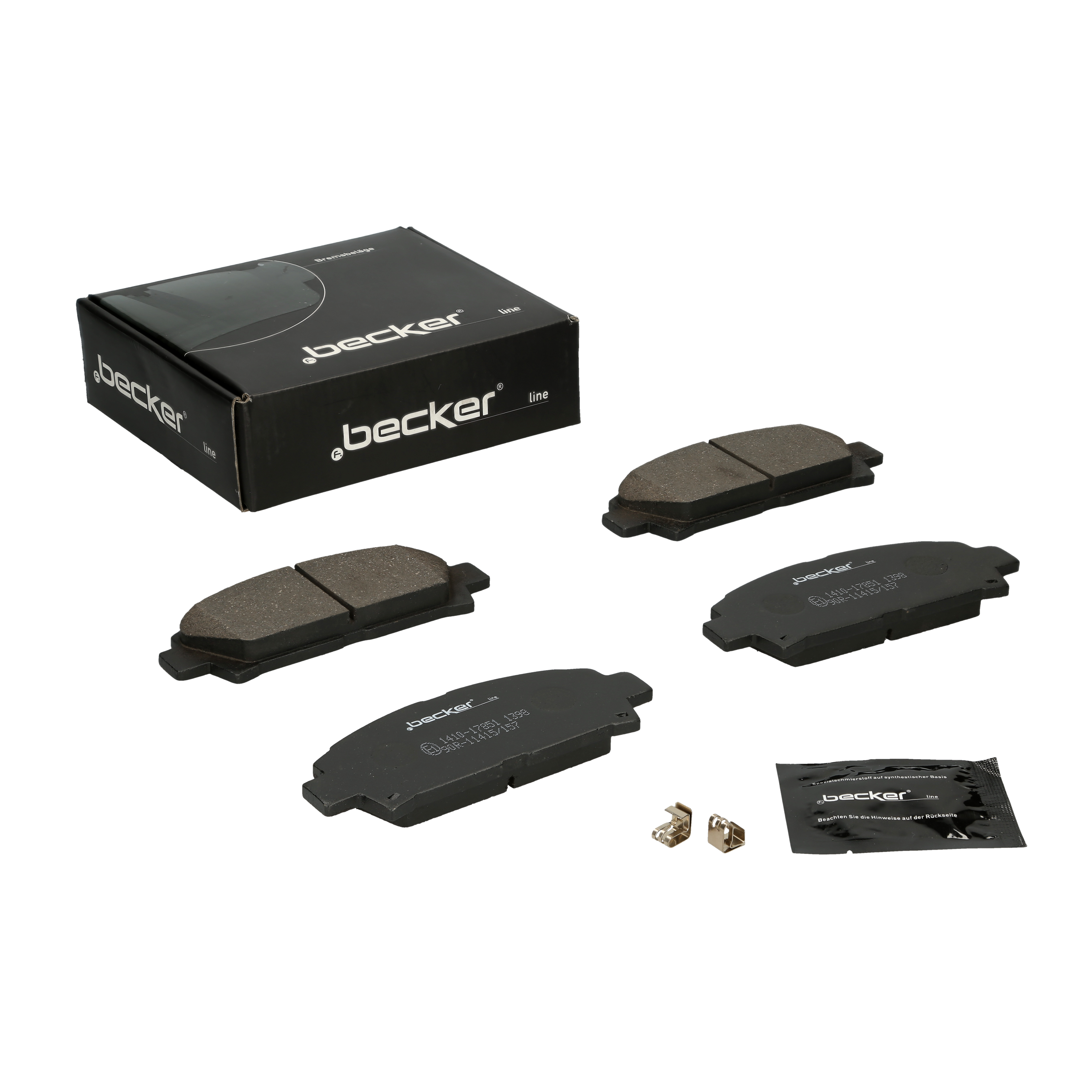 Bremsbelagsatz, Scheibenbremse | f.becker_line (104 10371)