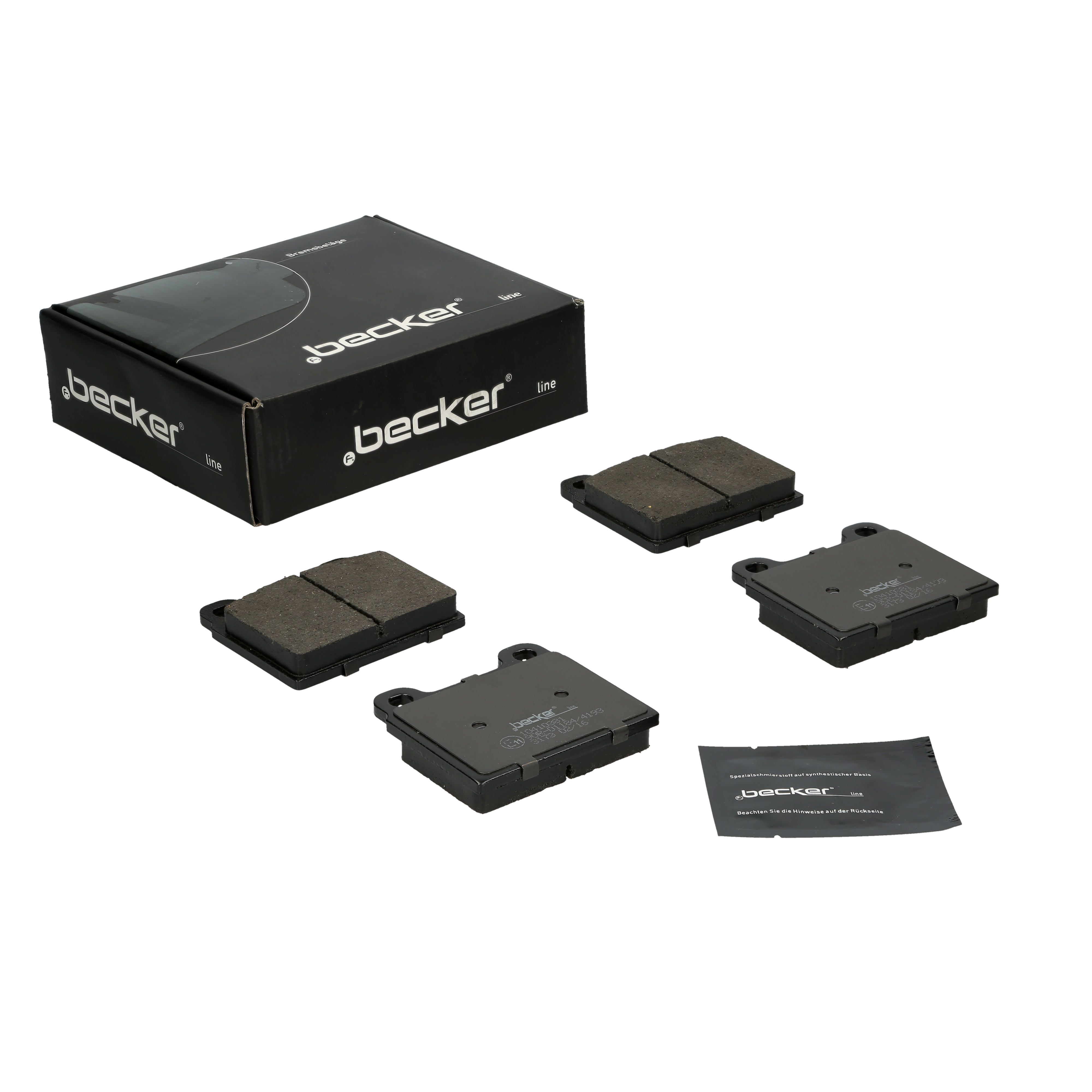 Bremsbelagsatz, Scheibenbremse | f.becker_line (104 10381)