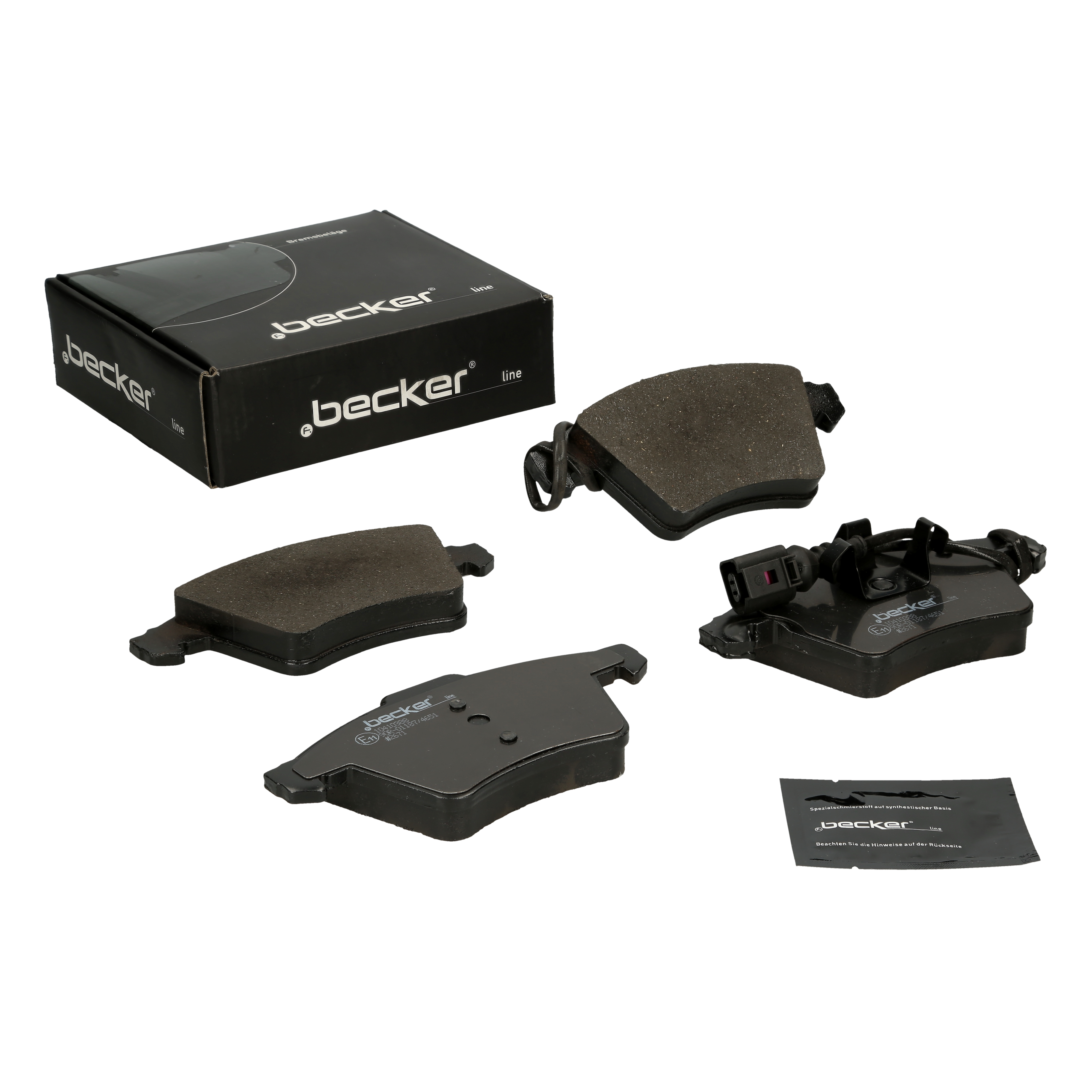 Bremsbelagsatz, Scheibenbremse | f.becker_line (104 10388)