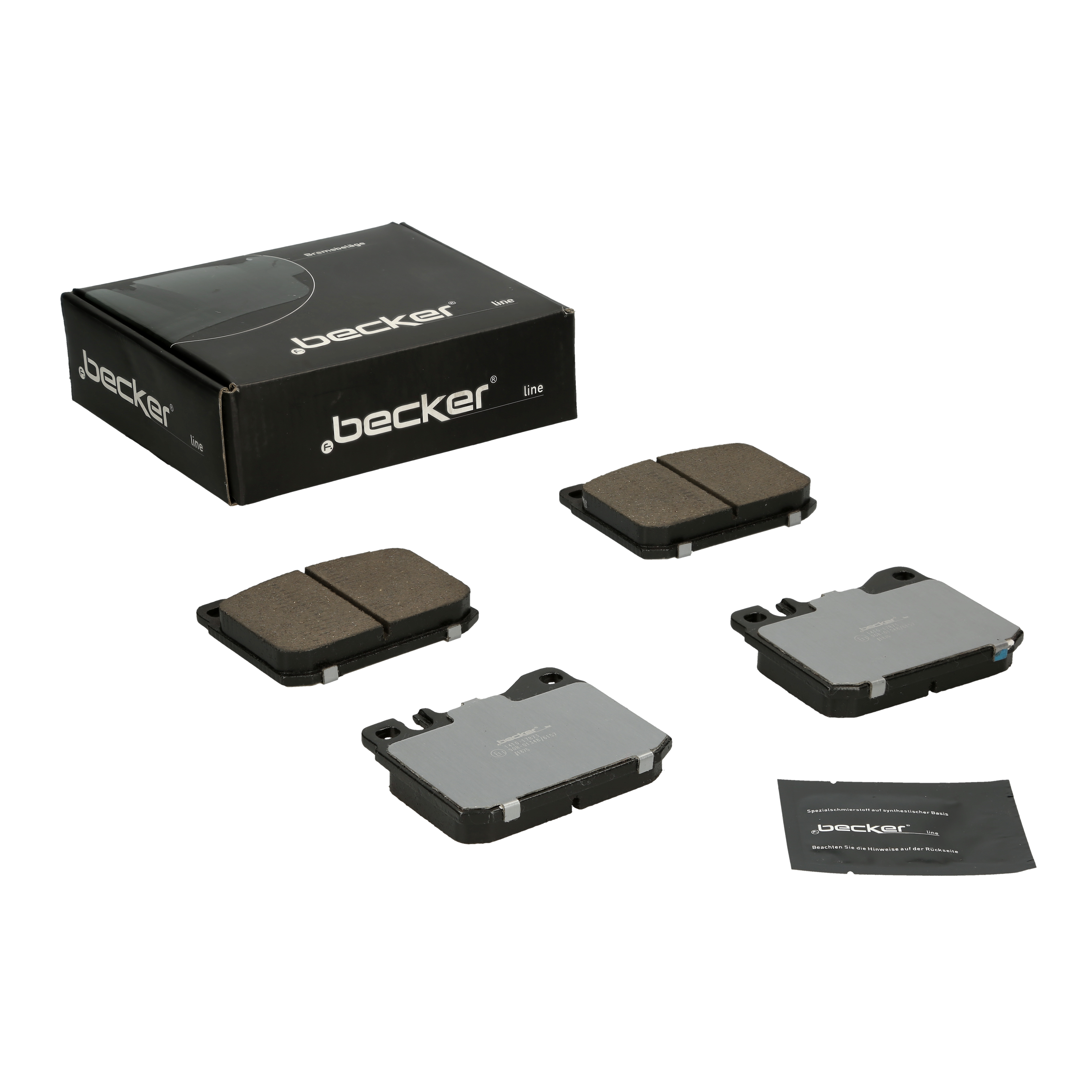 Bremsbelagsatz, Scheibenbremse | f.becker_line (104 10393)