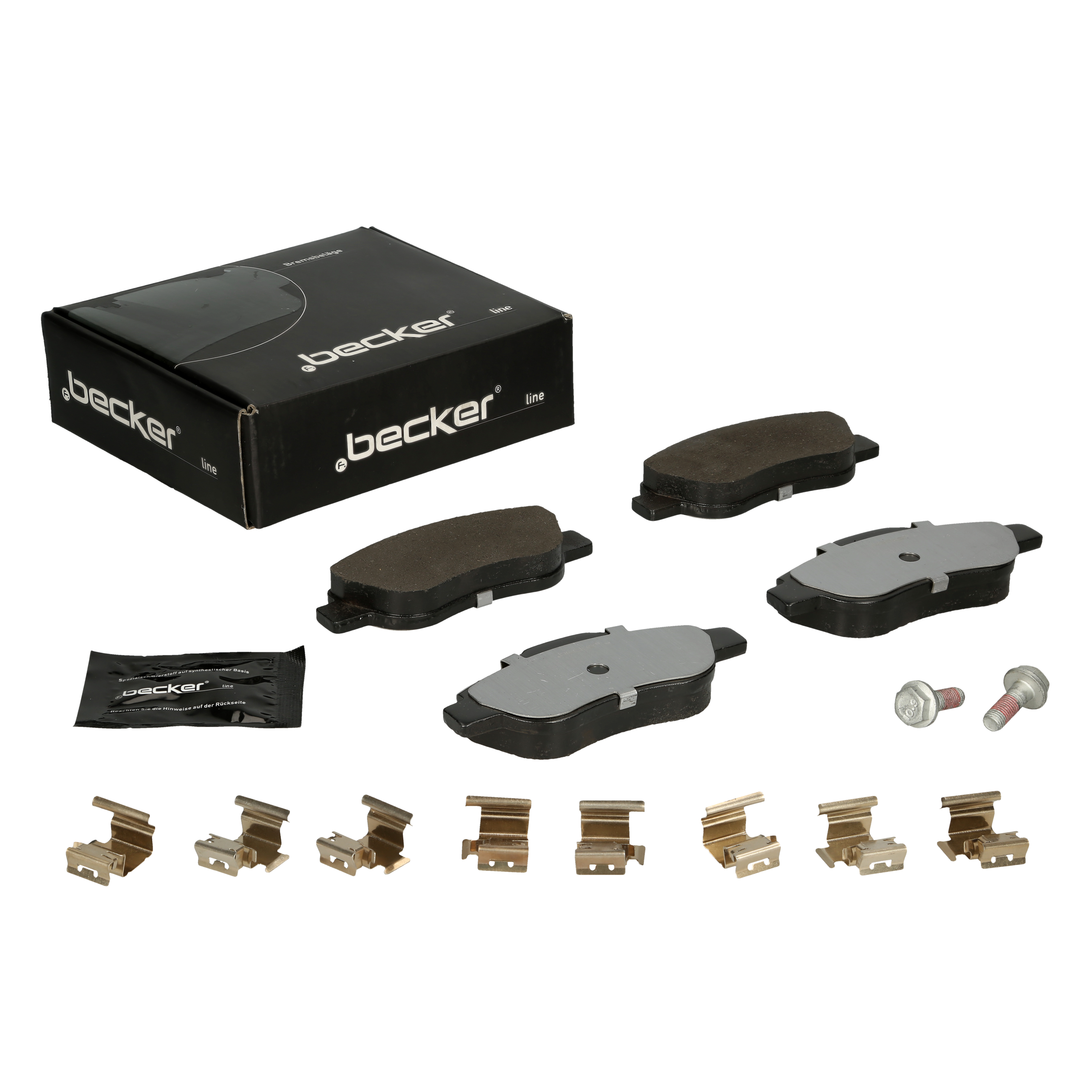 Bremsbelagsatz, Scheibenbremse | f.becker_line (104 10400)
