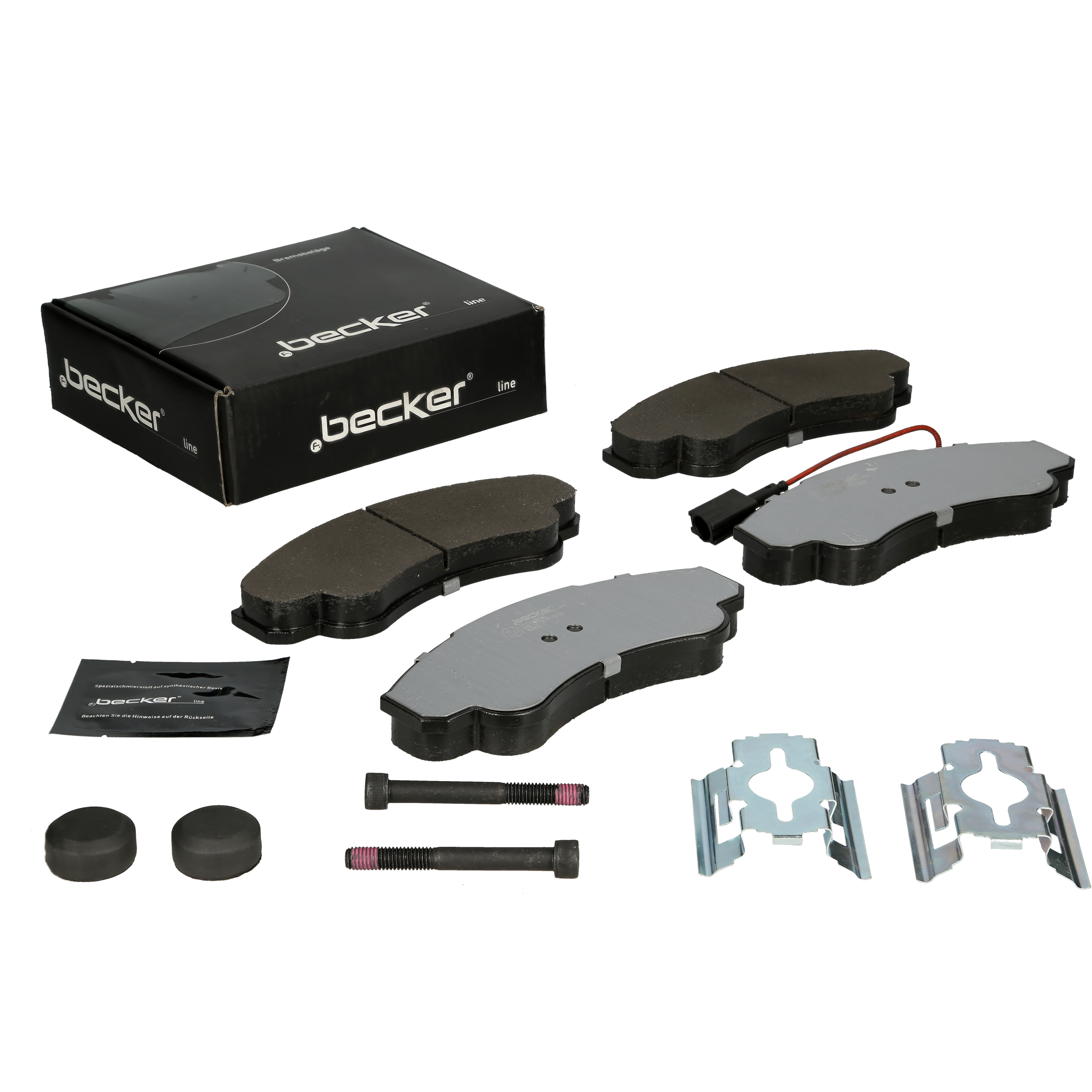 Bremsbelagsatz, Scheibenbremse | f.becker_line (104 10404)