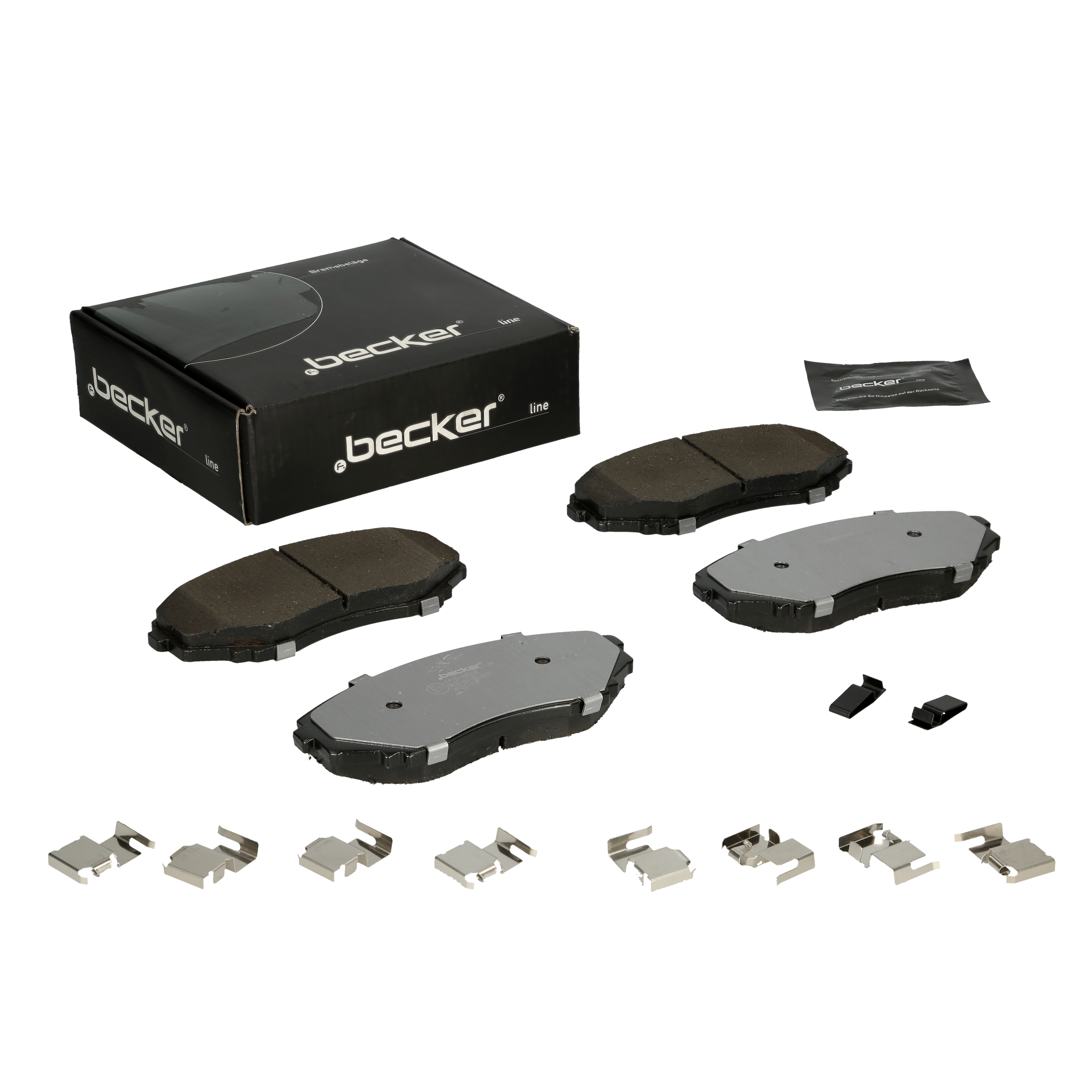 Bremsbelagsatz, Scheibenbremse | f.becker_line (104 10421)