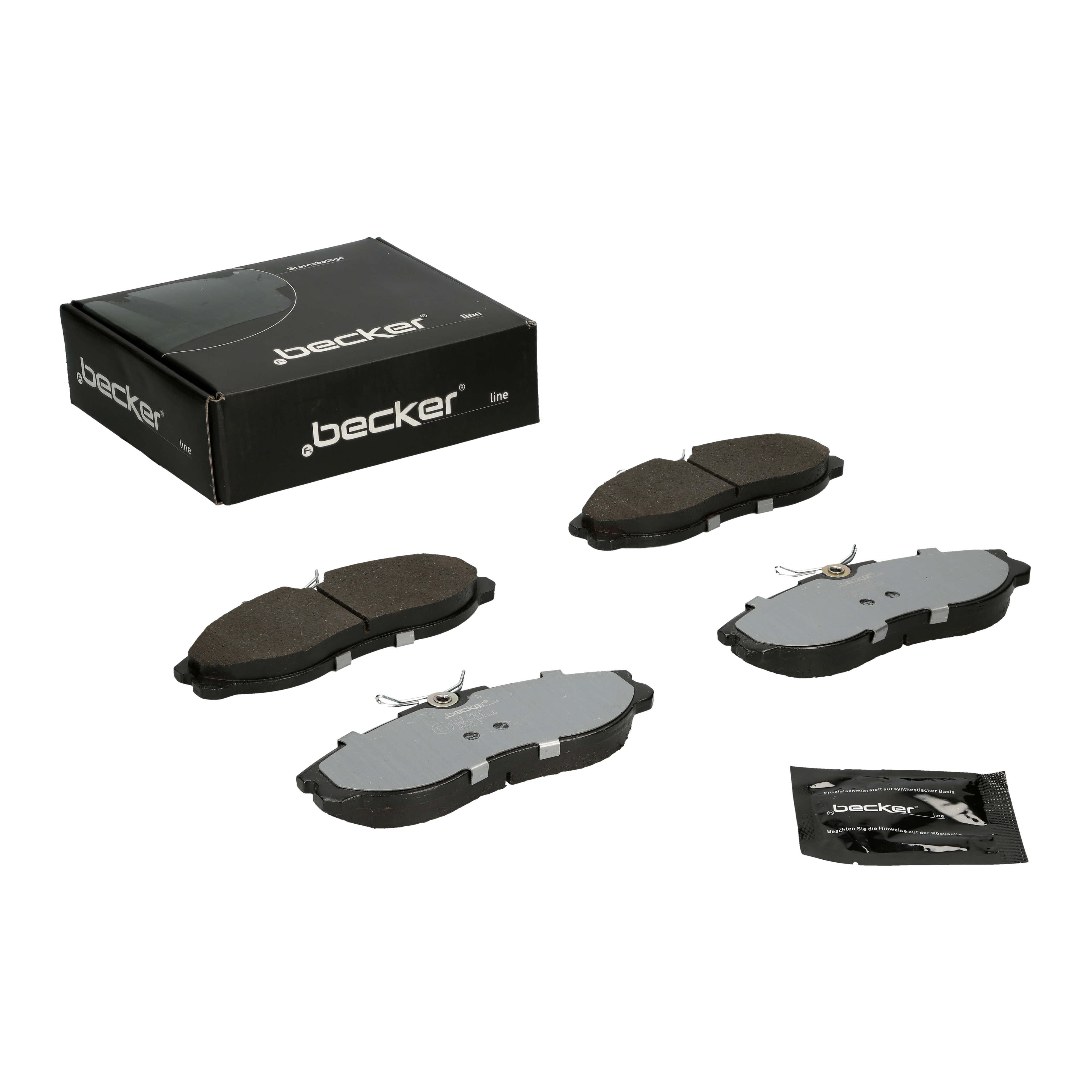 Bremsbelagsatz, Scheibenbremse | f.becker_line (104 10423)