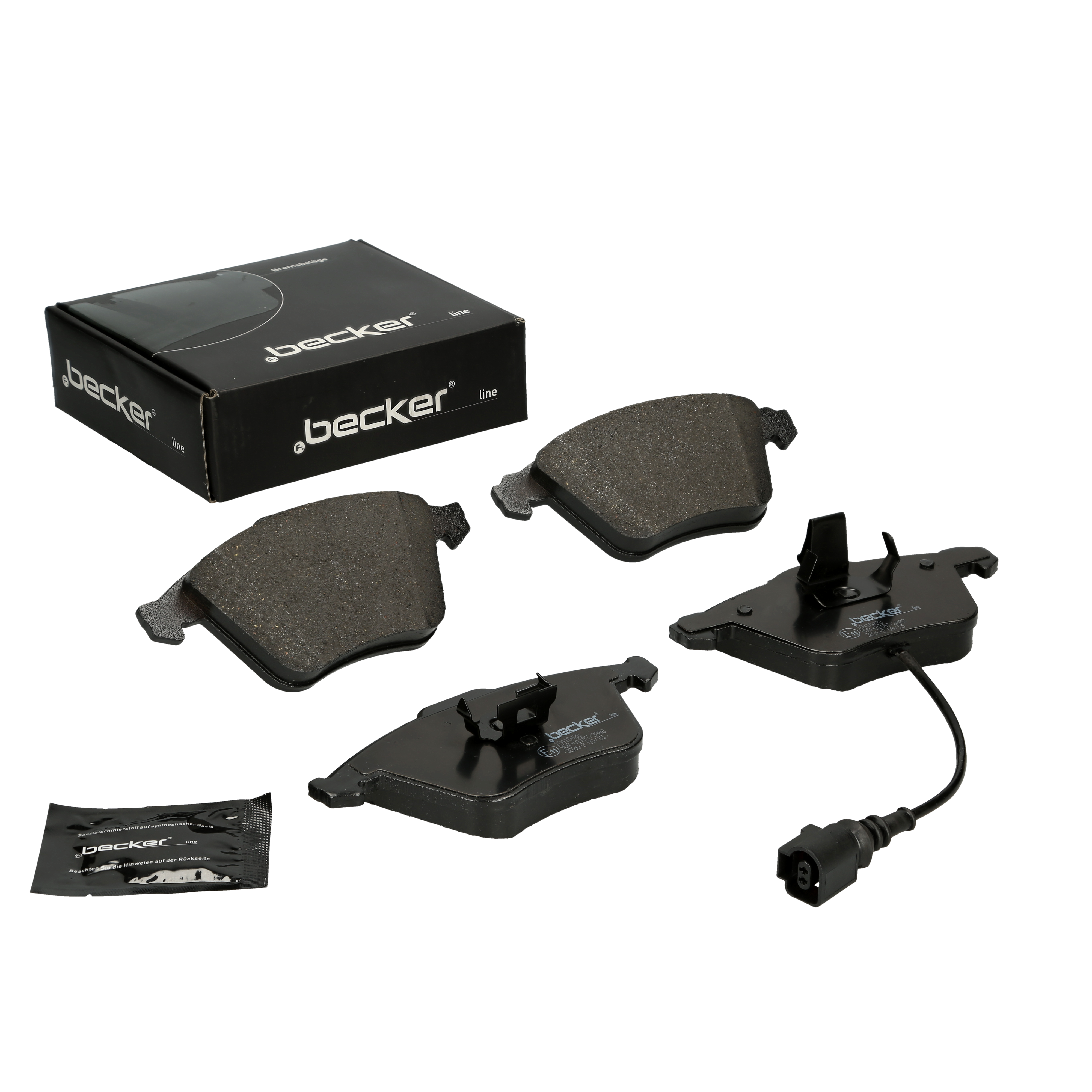 Bremsbelagsatz, Scheibenbremse | f.becker_line (104 10428)