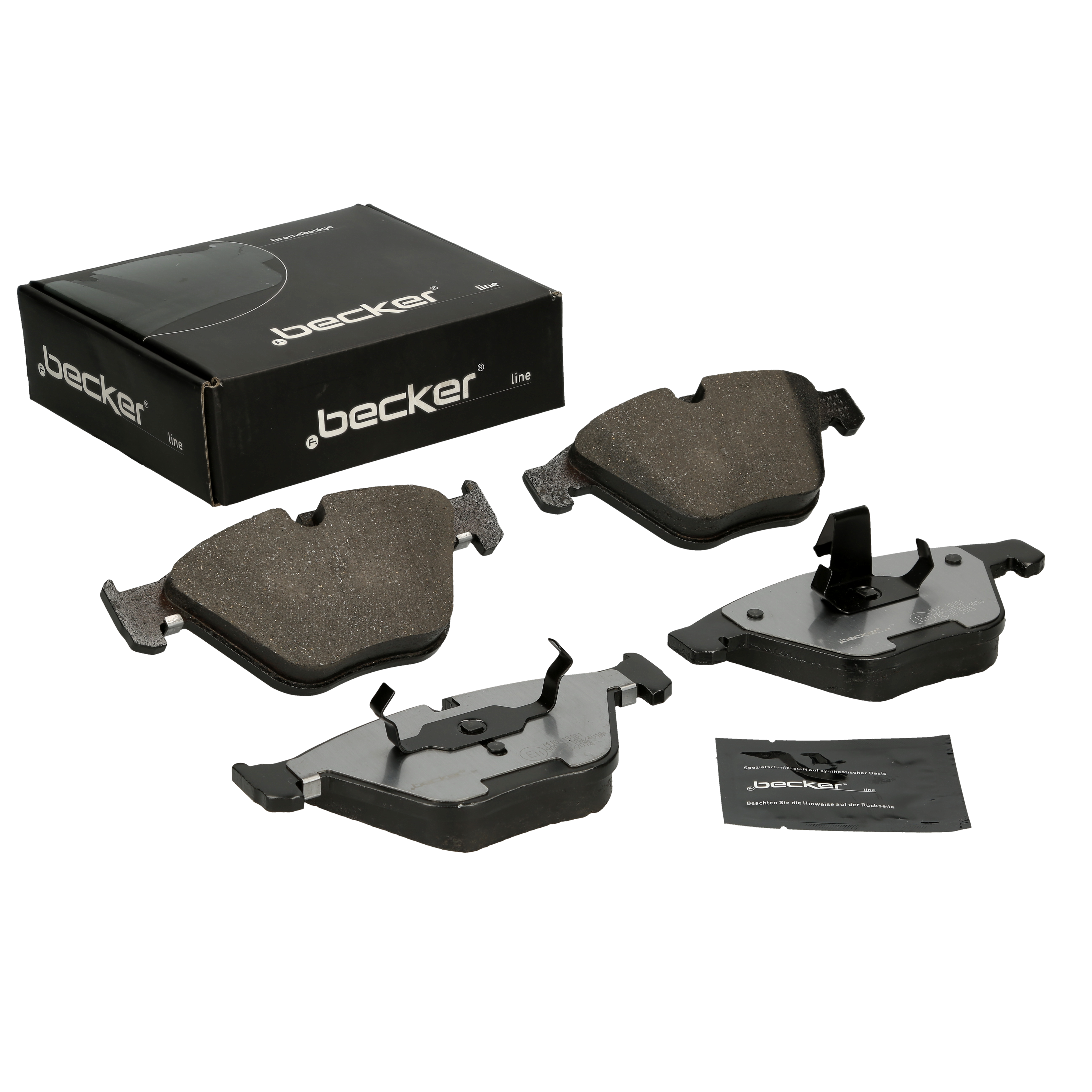 Bremsbelagsatz, Scheibenbremse | f.becker_line (104 10432)