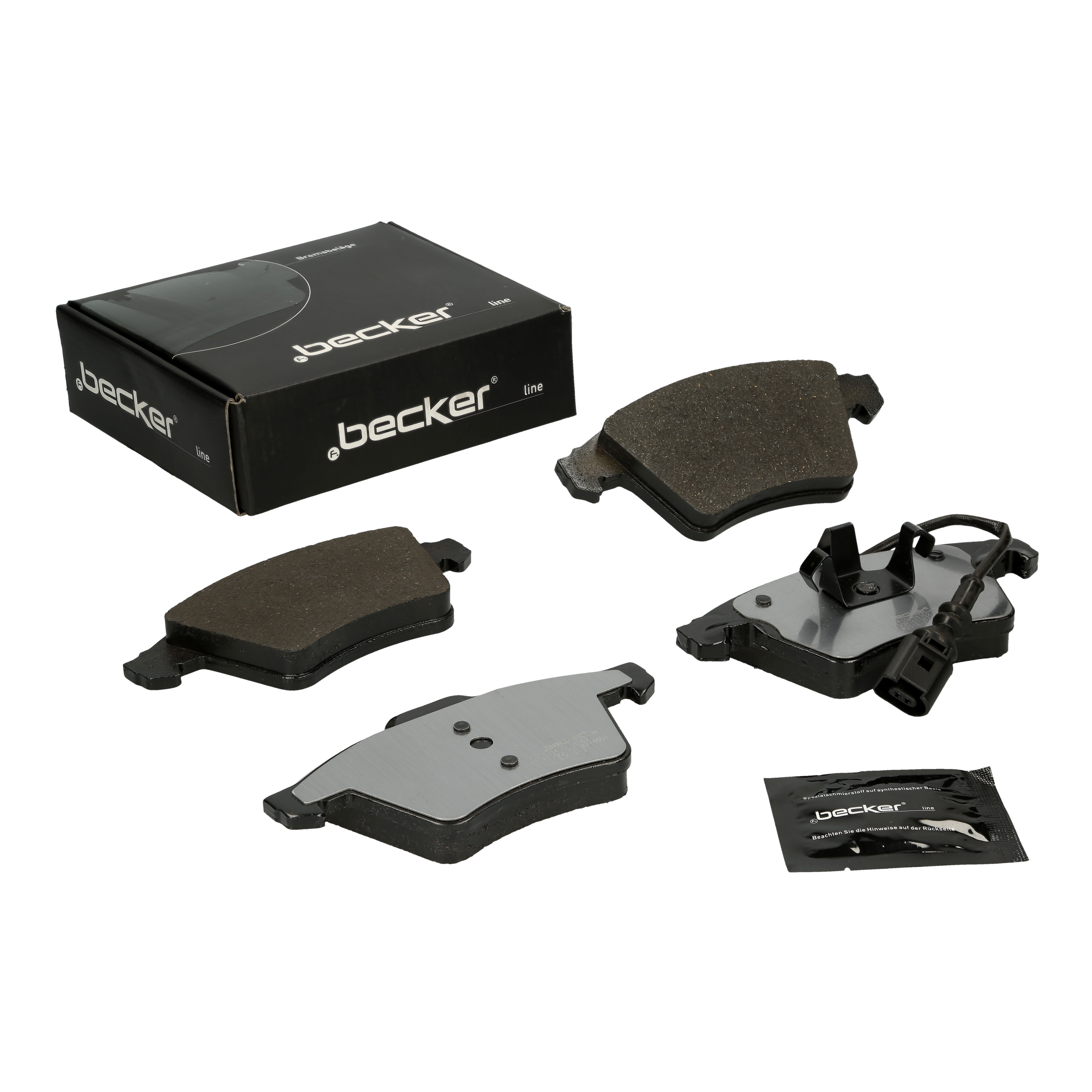 Bremsbelagsatz, Scheibenbremse | f.becker_line (104 10433)