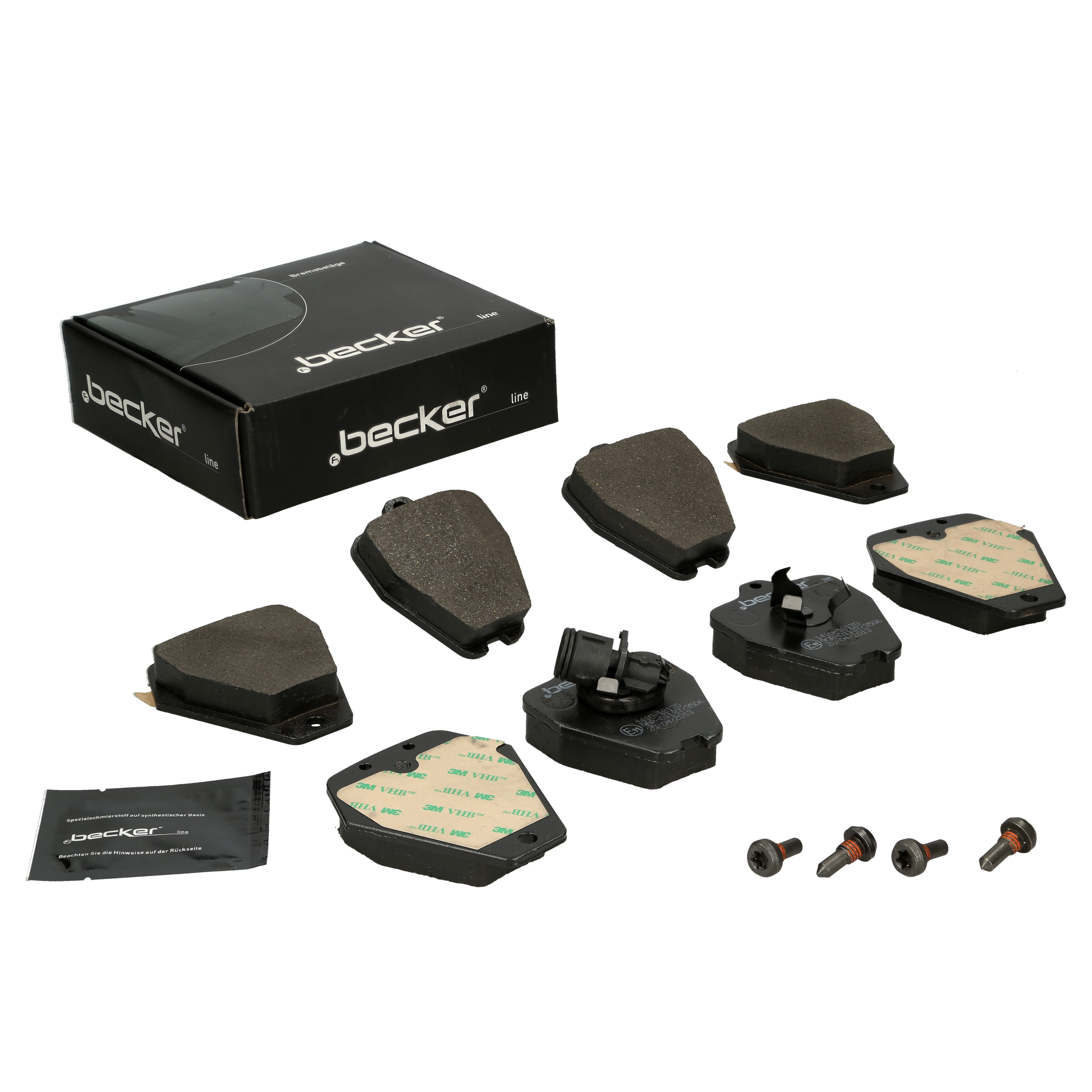 Bremsbelagsatz, Scheibenbremse | f.becker_line (104 10437)
