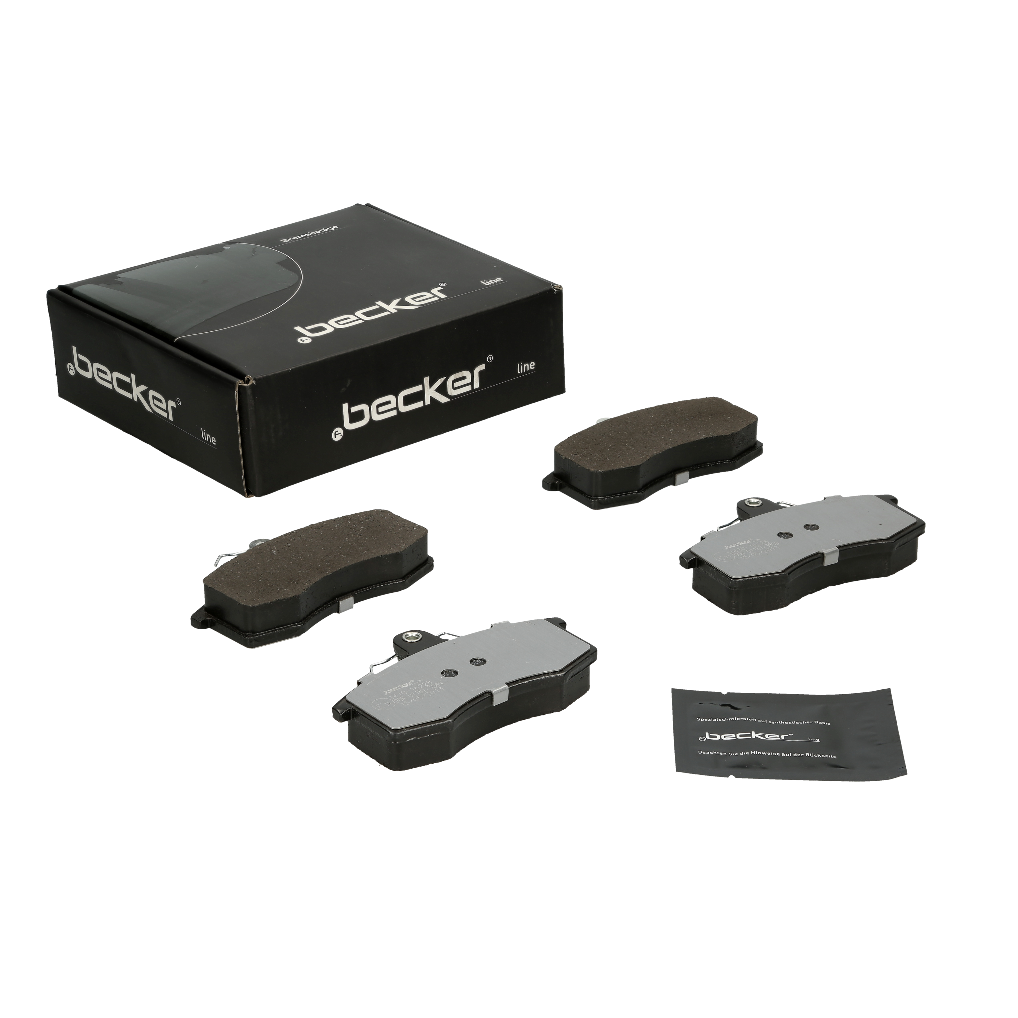 Bremsbelagsatz, Scheibenbremse | f.becker_line (104 10456)