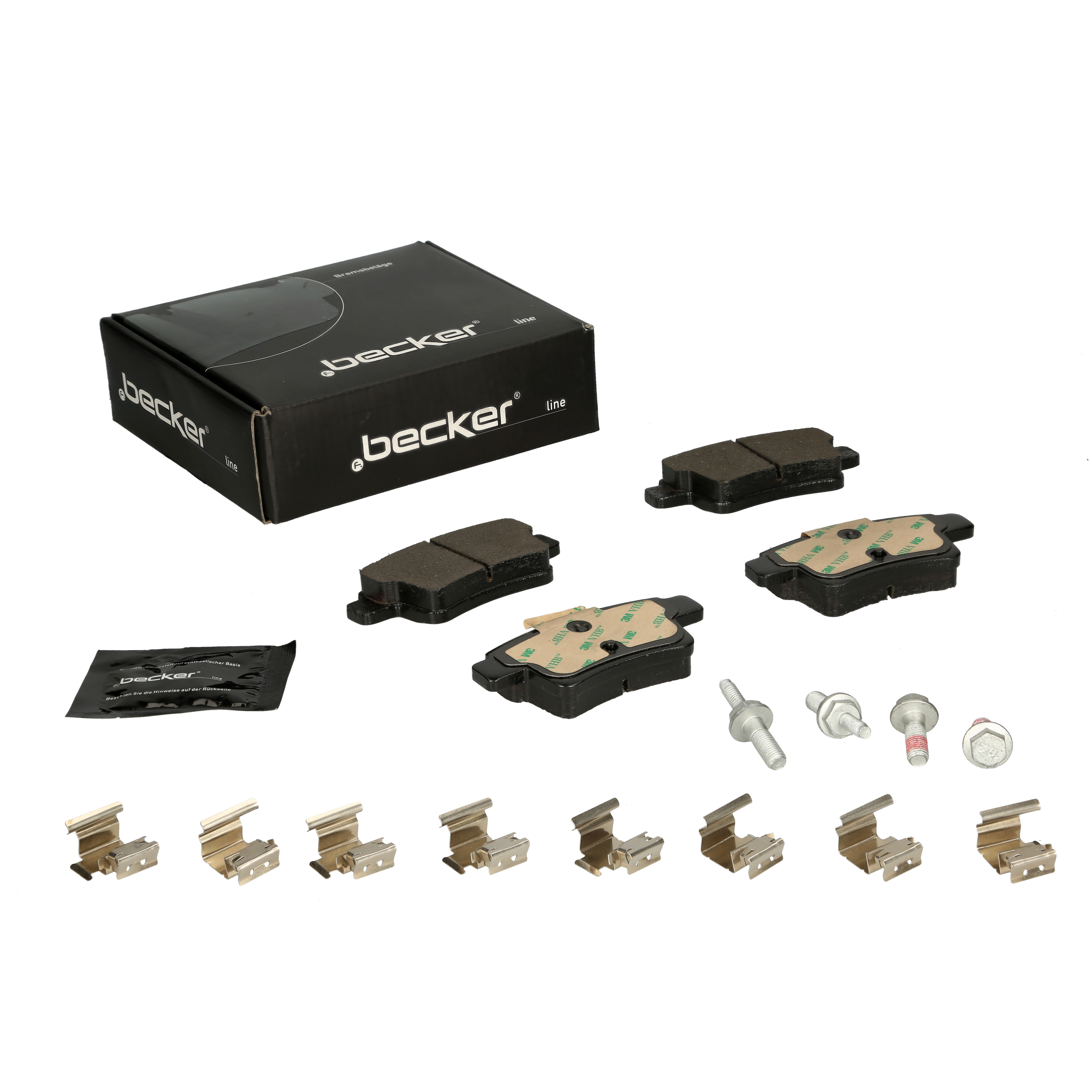 Bremsbelagsatz, Scheibenbremse | f.becker_line (104 10459)