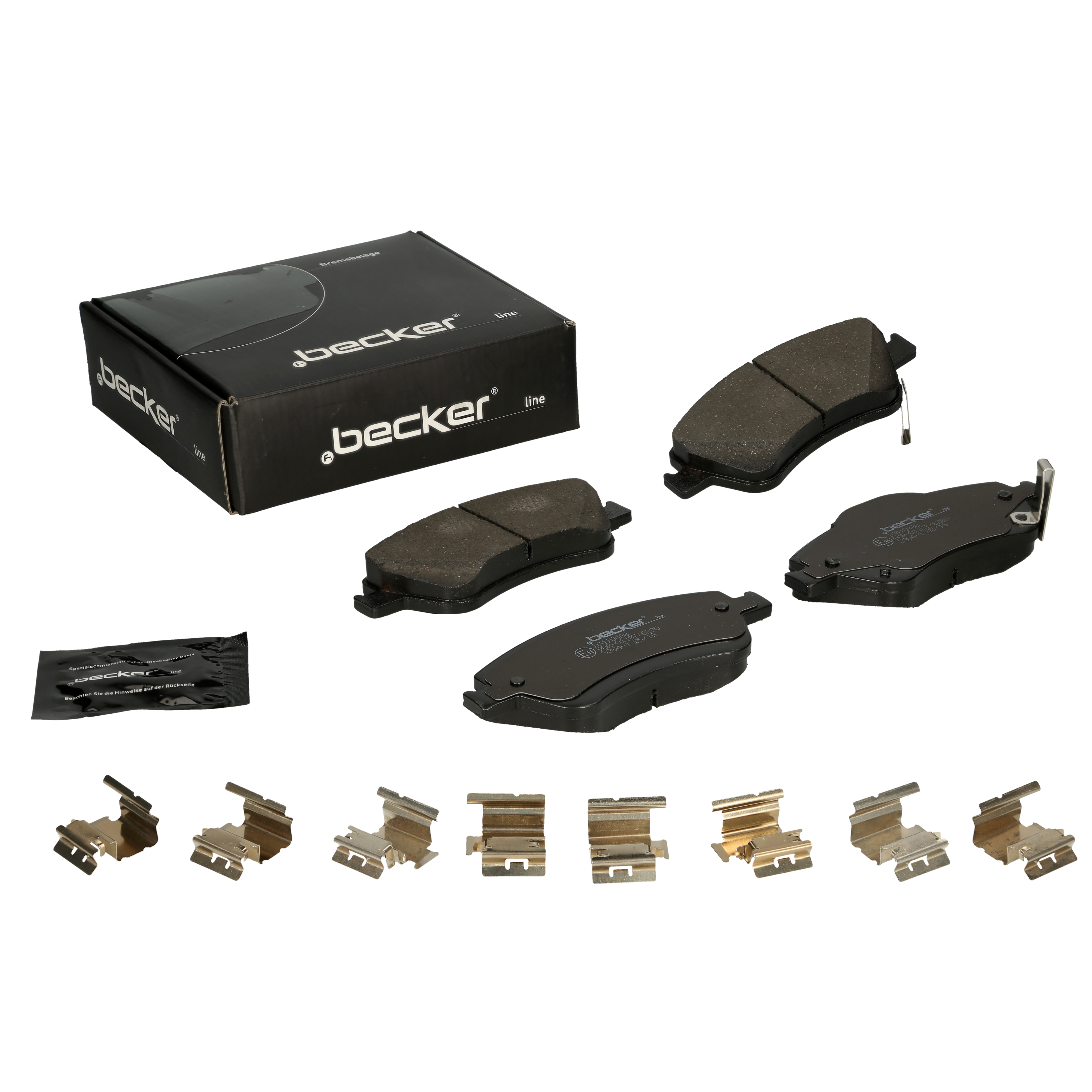 Bremsbelagsatz, Scheibenbremse | f.becker_line (104 10468)