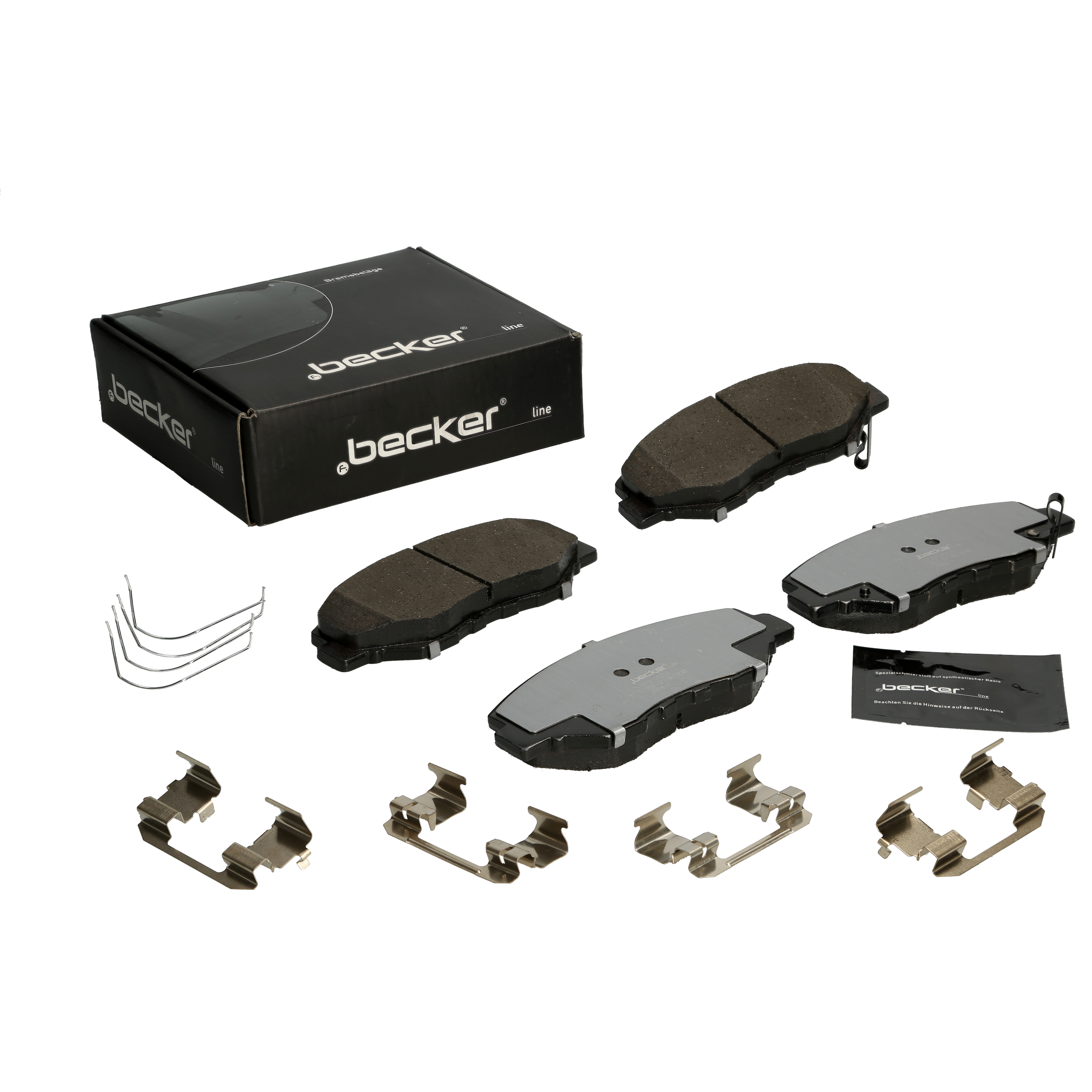 Bremsbelagsatz, Scheibenbremse | f.becker_line (104 10485)