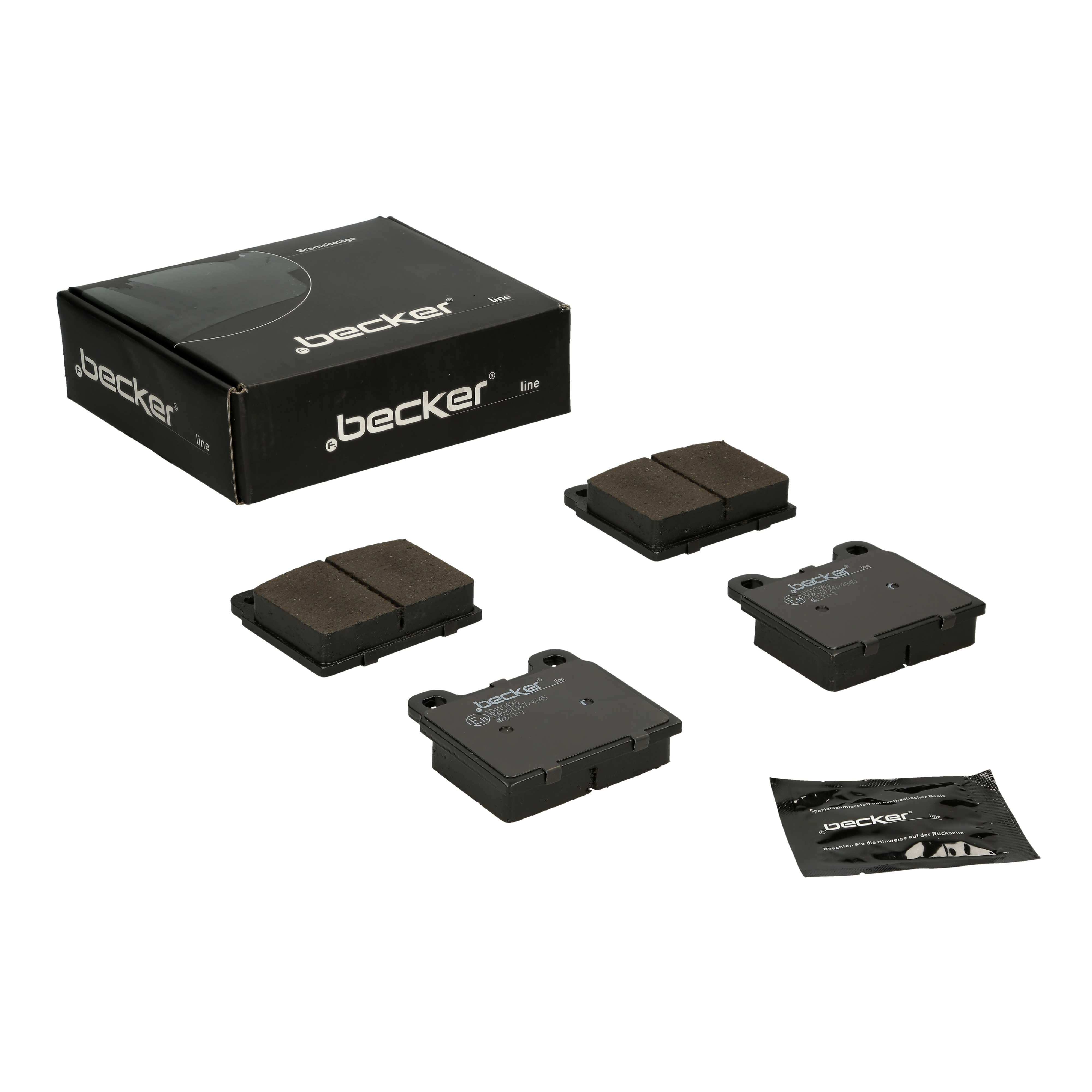 Bremsbelagsatz, Scheibenbremse | f.becker_line (104 10493)