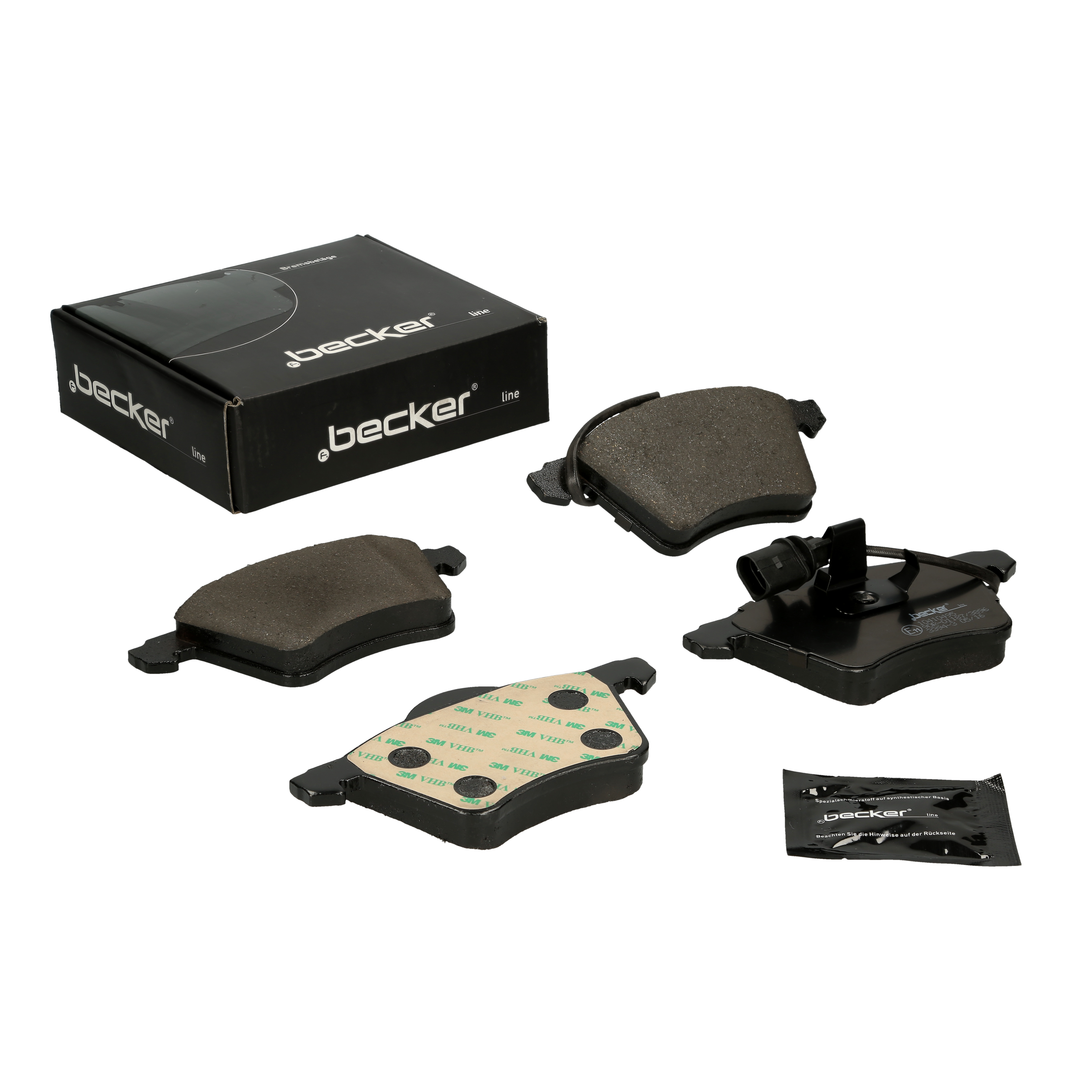 Bremsbelagsatz, Scheibenbremse | f.becker_line (104 10495)