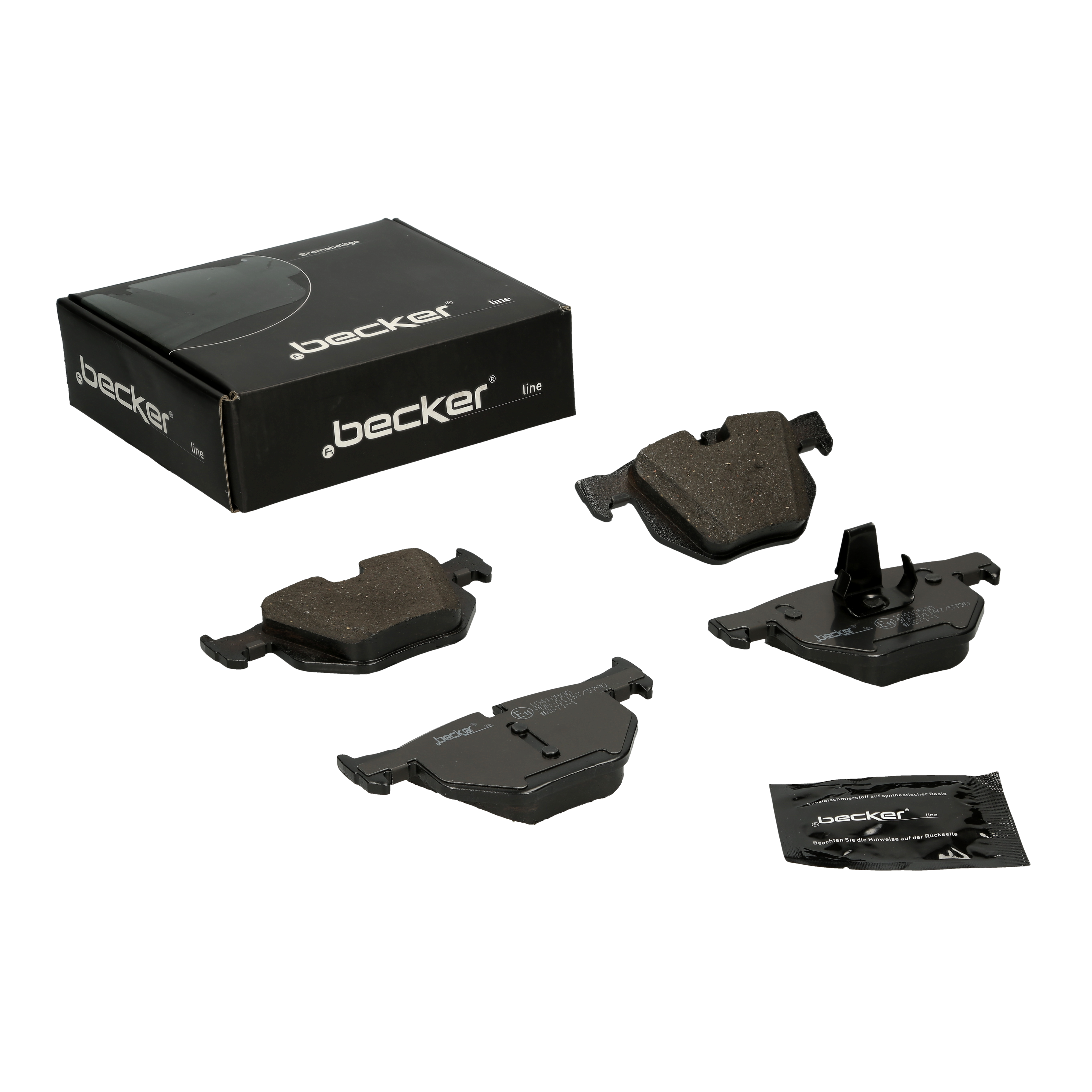 Bremsbelagsatz, Scheibenbremse | f.becker_line (104 10500)