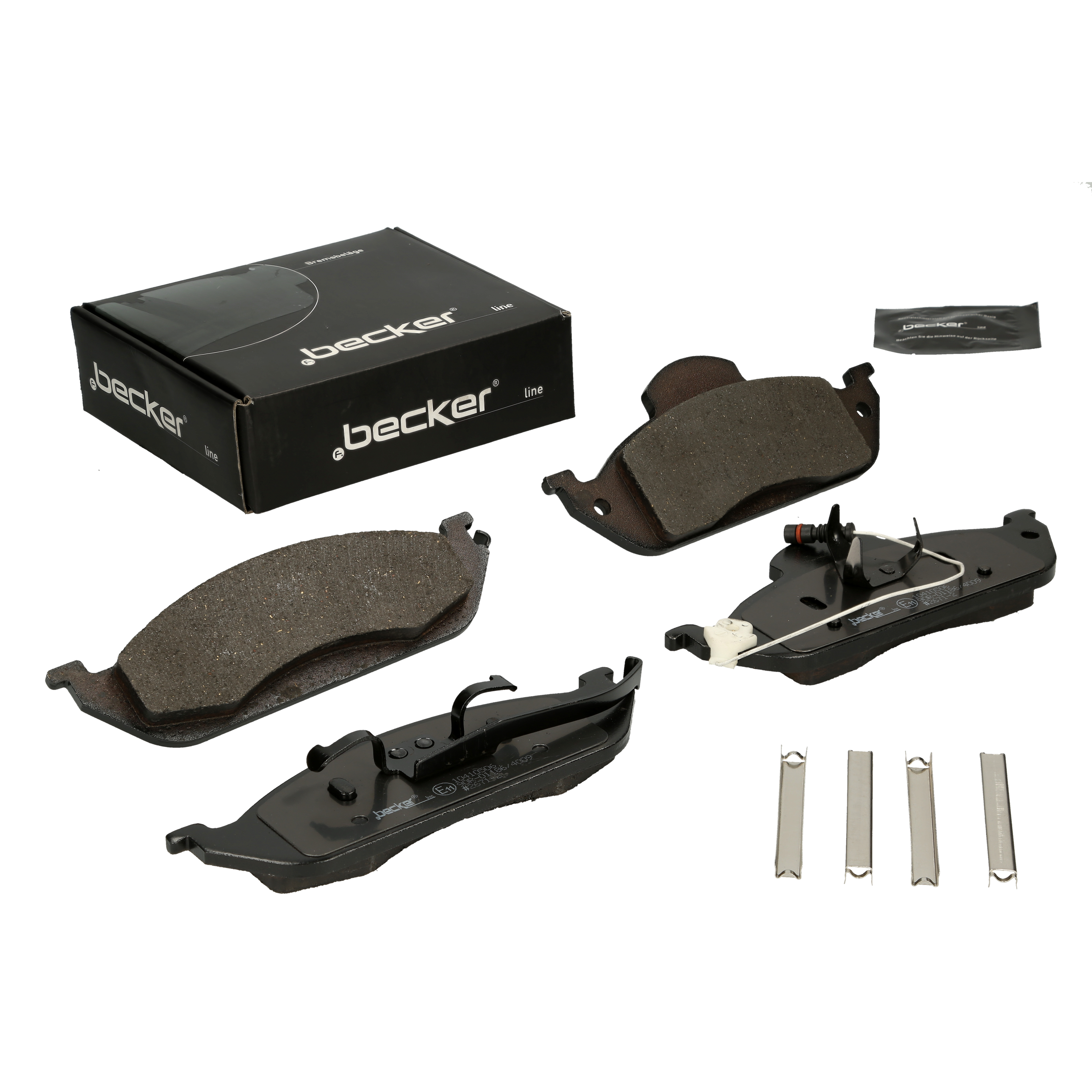 Bremsbelagsatz, Scheibenbremse | f.becker_line (104 10506)