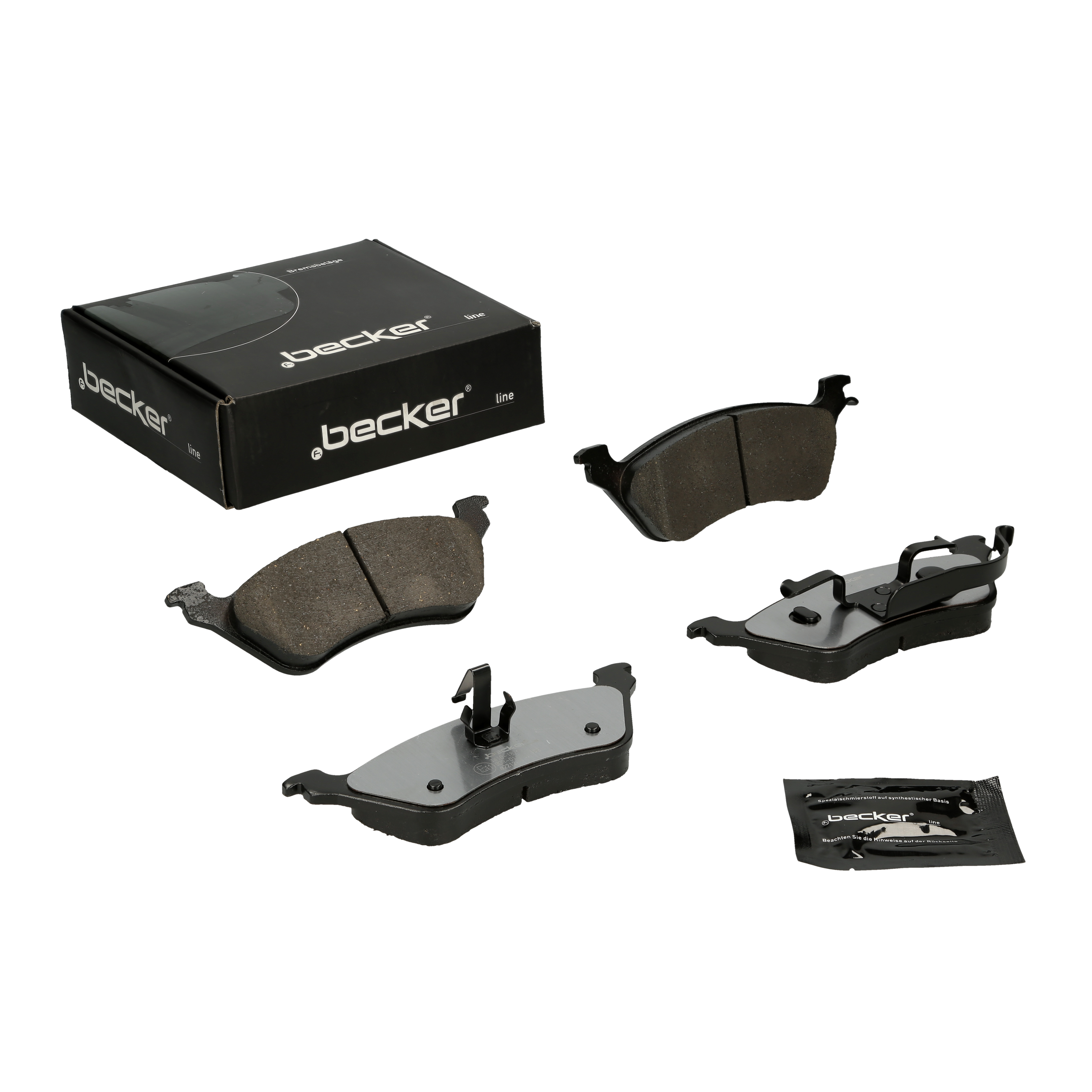 Bremsbelagsatz, Scheibenbremse | f.becker_line (104 10507)