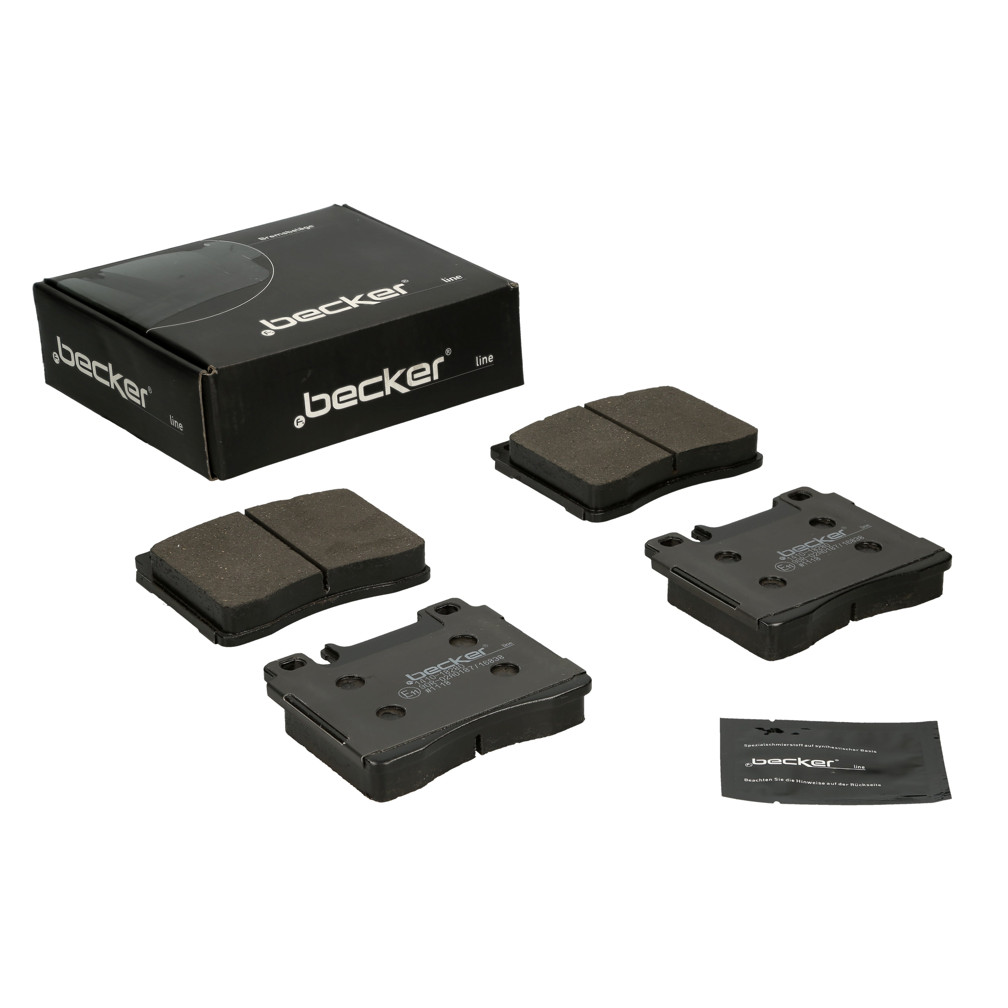 Bremsbelagsatz, Scheibenbremse | f.becker_line (104 10508)