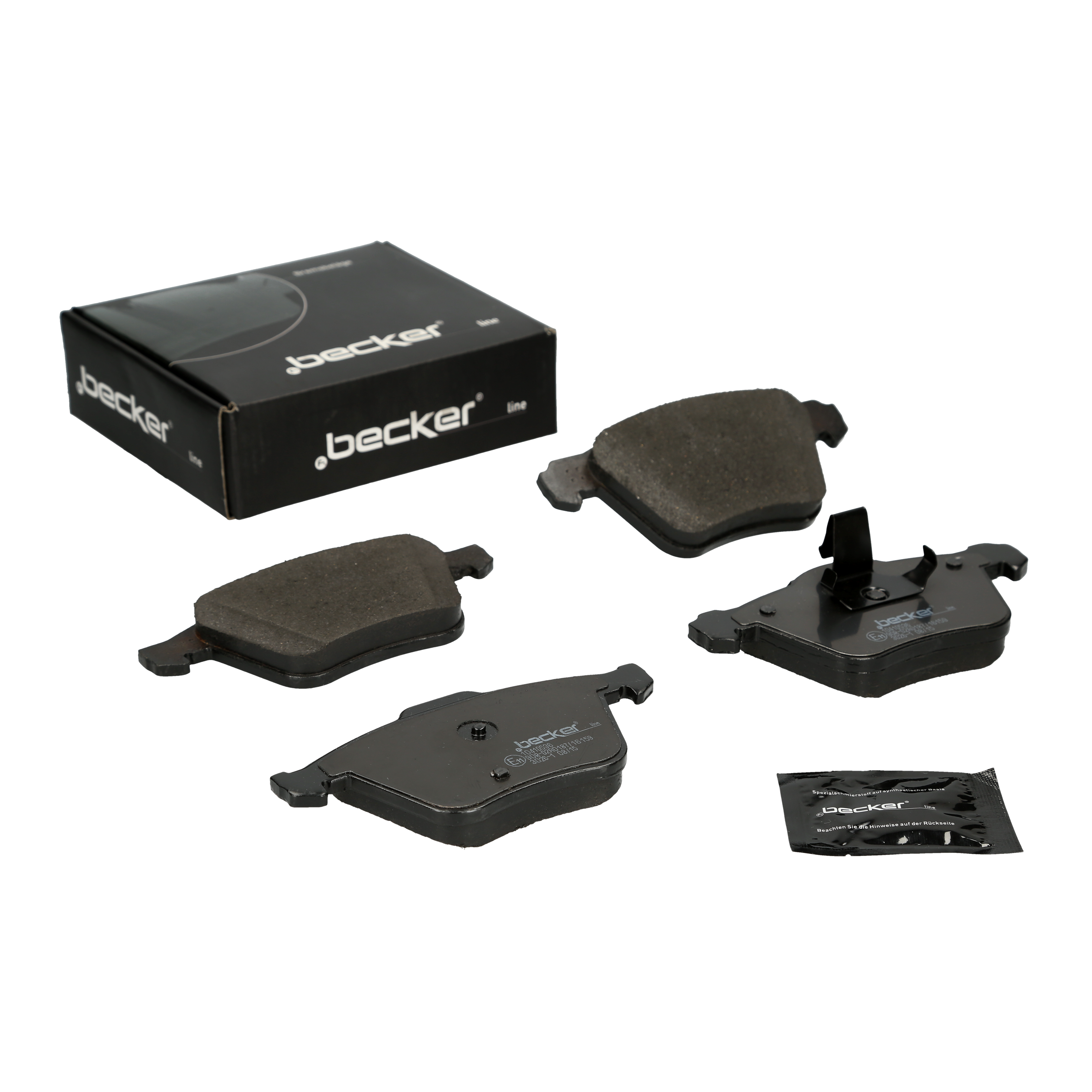 Bremsbelagsatz, Scheibenbremse | f.becker_line (104 10536)