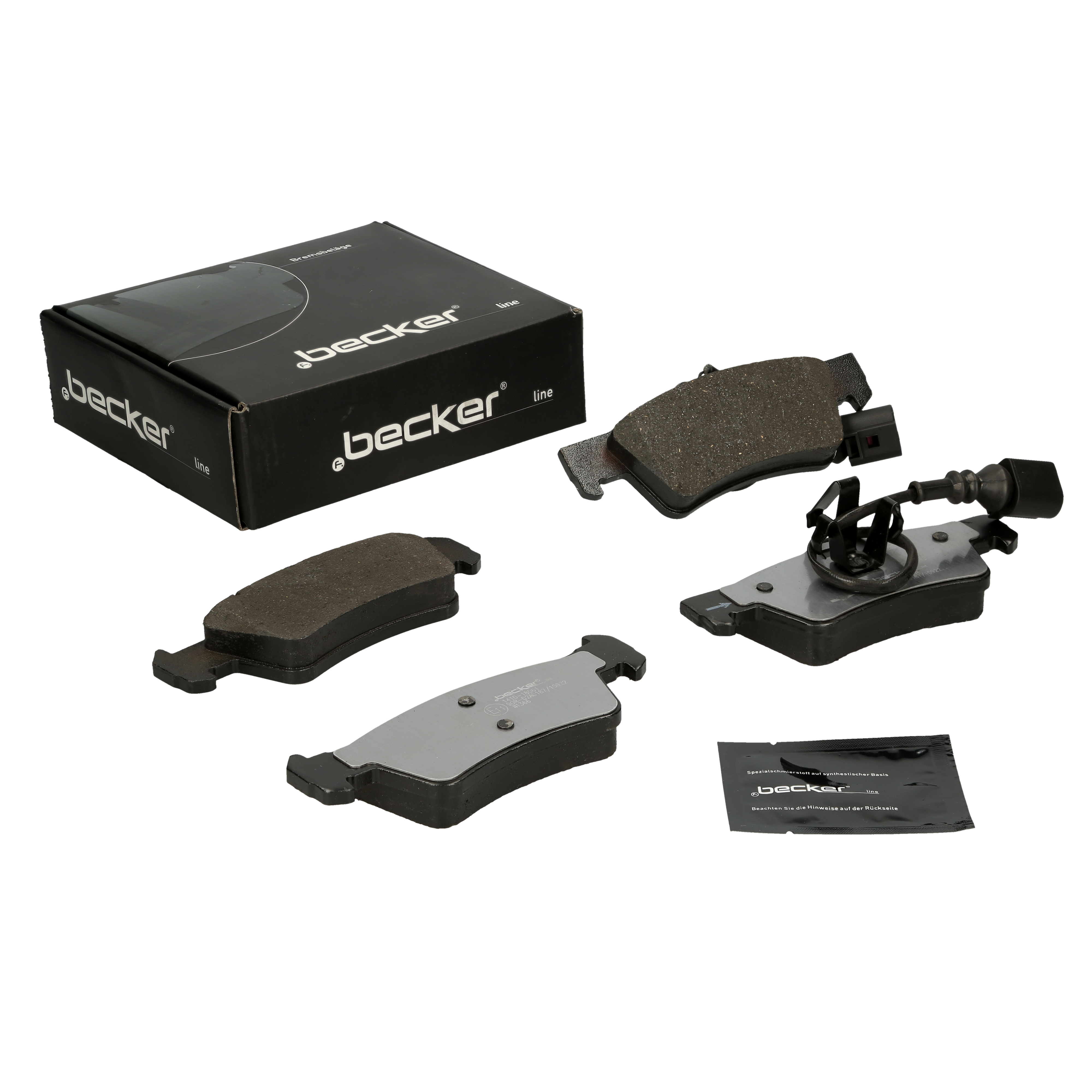 Bremsbelagsatz, Scheibenbremse | f.becker_line (104 10550)