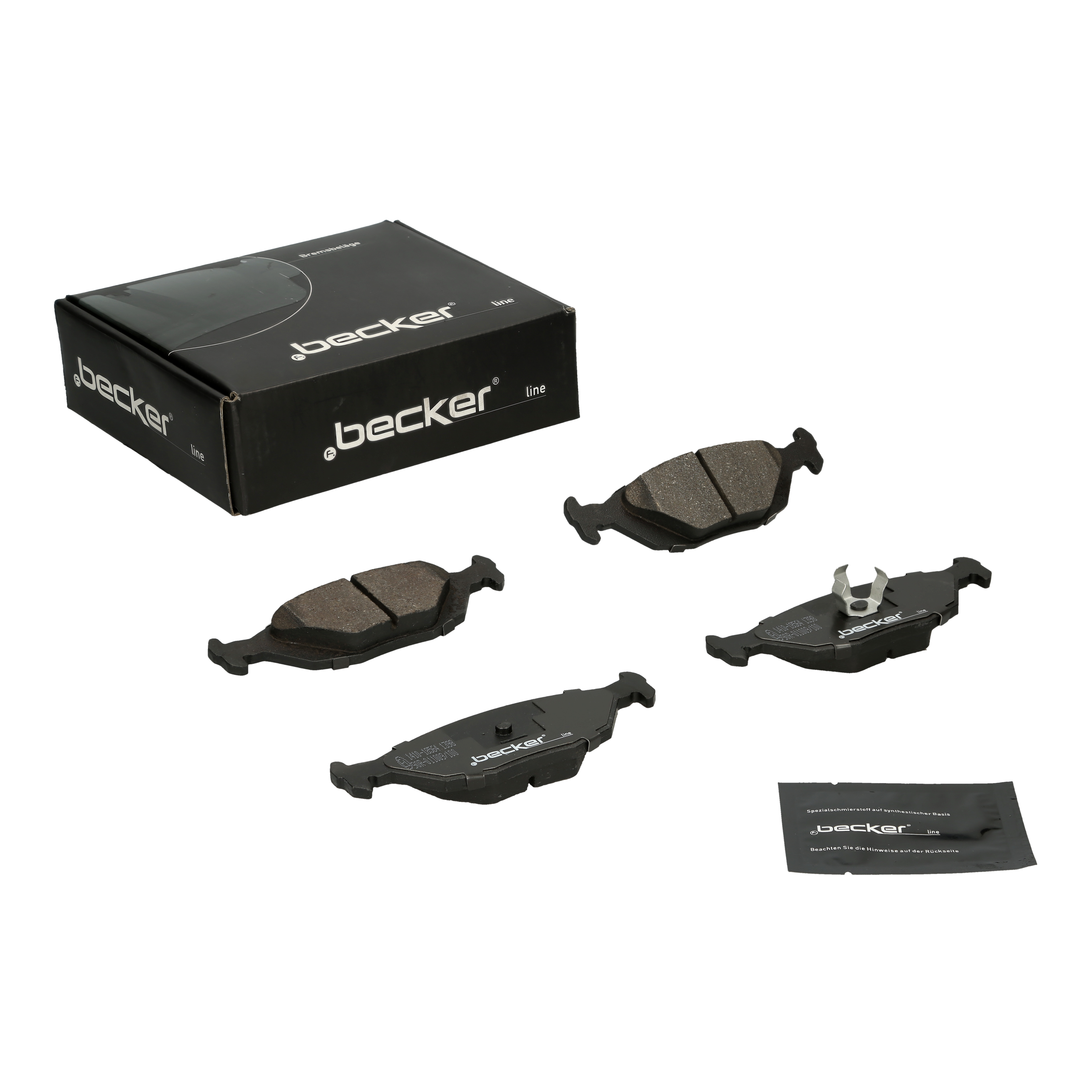 Bremsbelagsatz, Scheibenbremse | f.becker_line (104 10552)