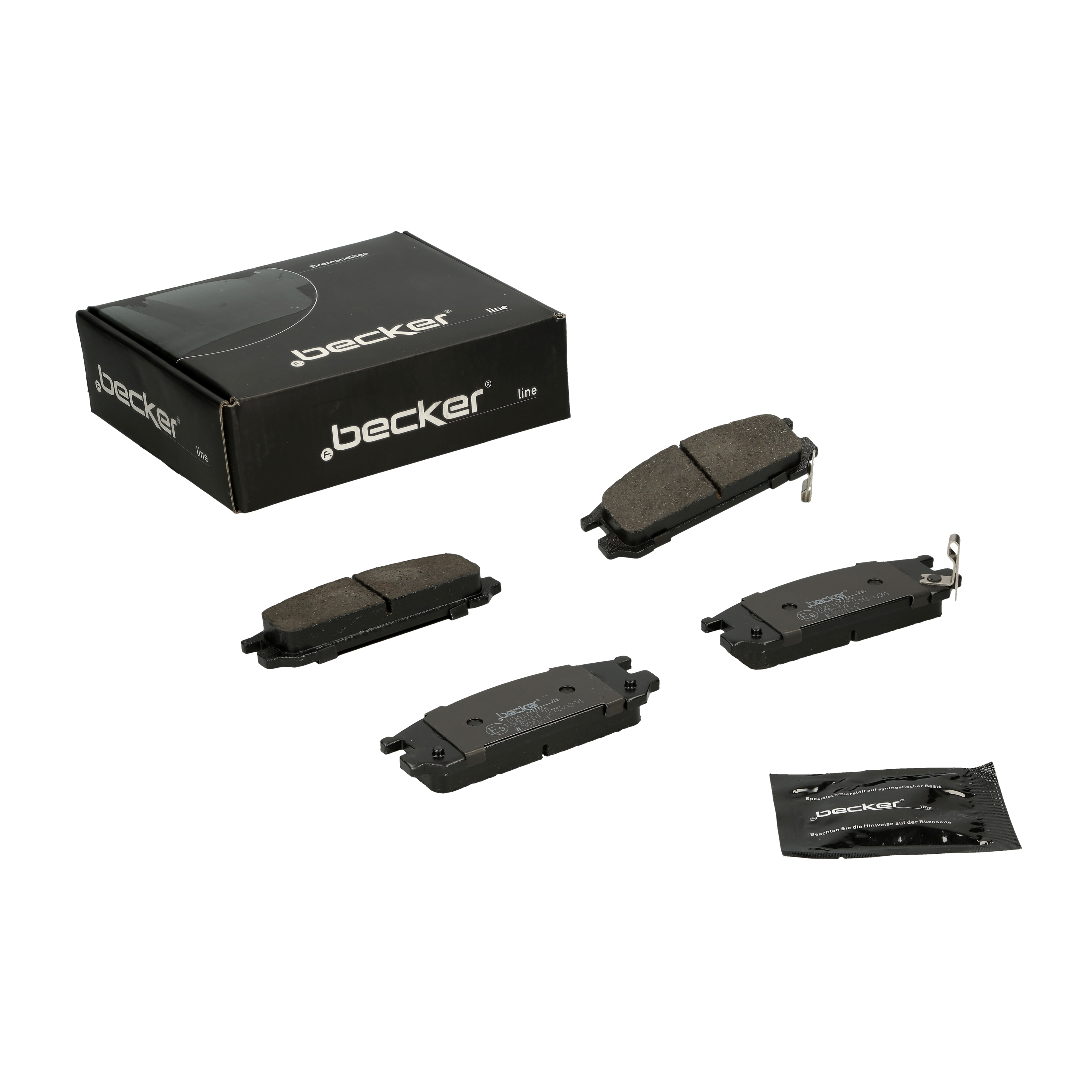 Bremsbelagsatz, Scheibenbremse | f.becker_line (104 10553)
