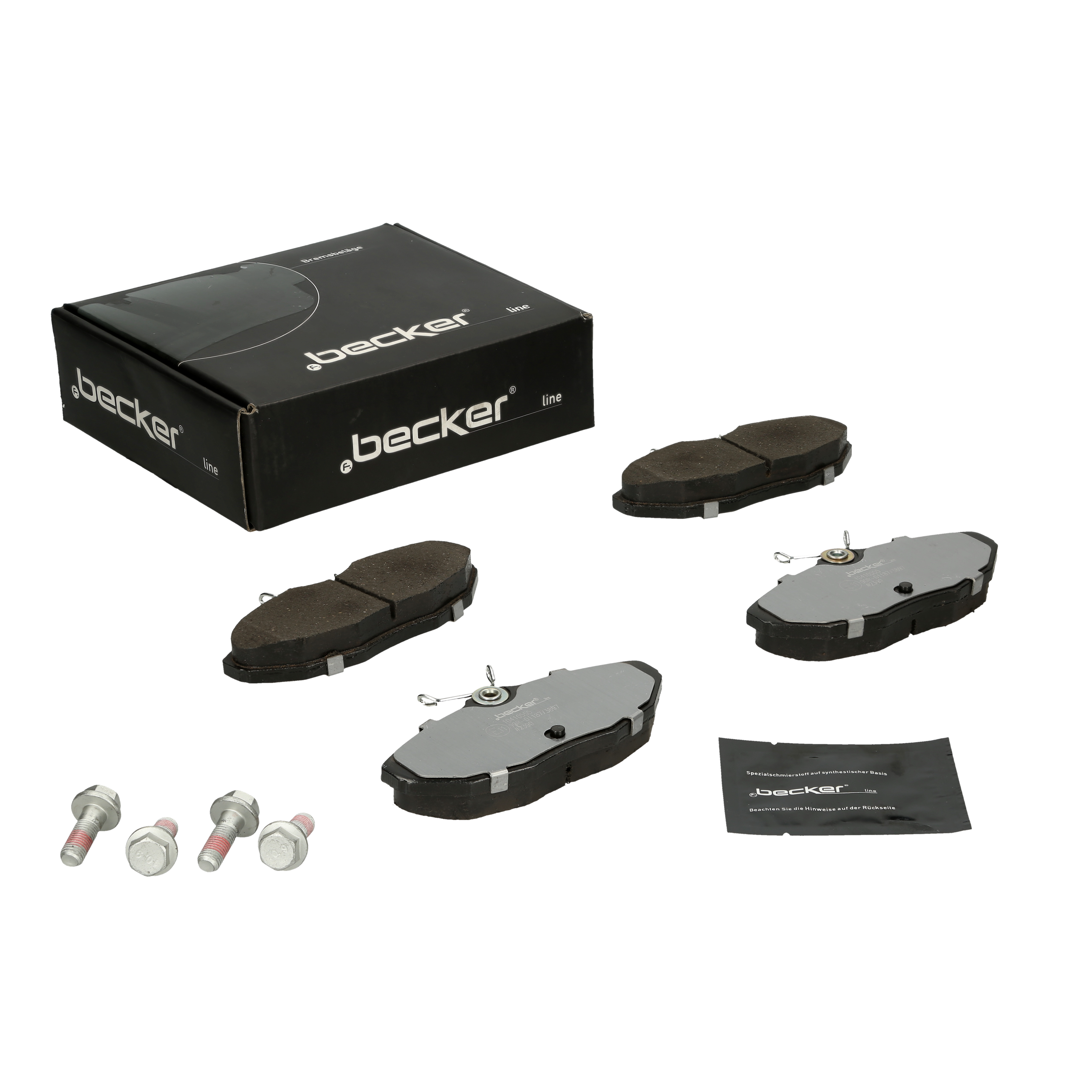 Bremsbelagsatz, Scheibenbremse | f.becker_line (104 10555)