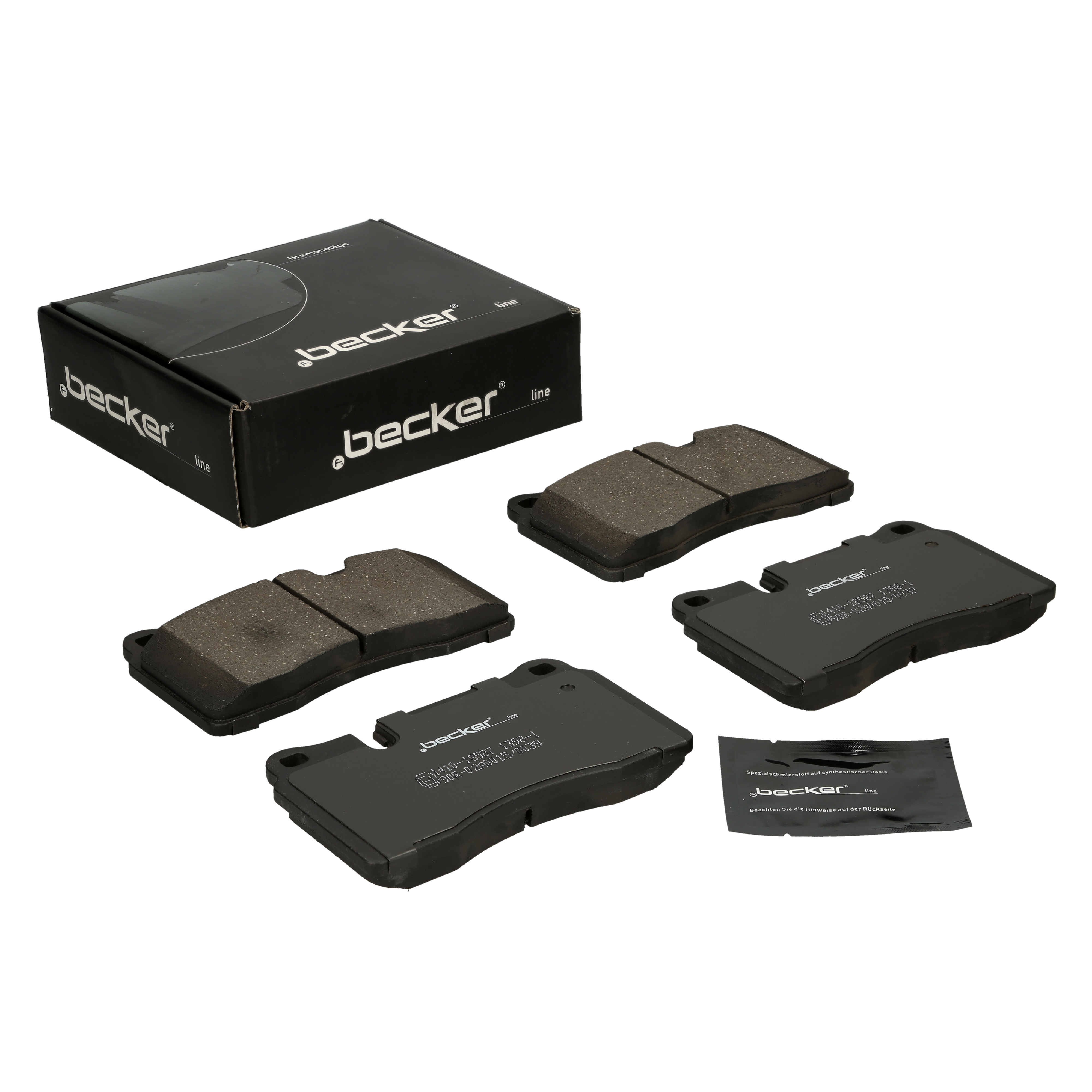 Bremsbelagsatz, Scheibenbremse | f.becker_line (104 10567)