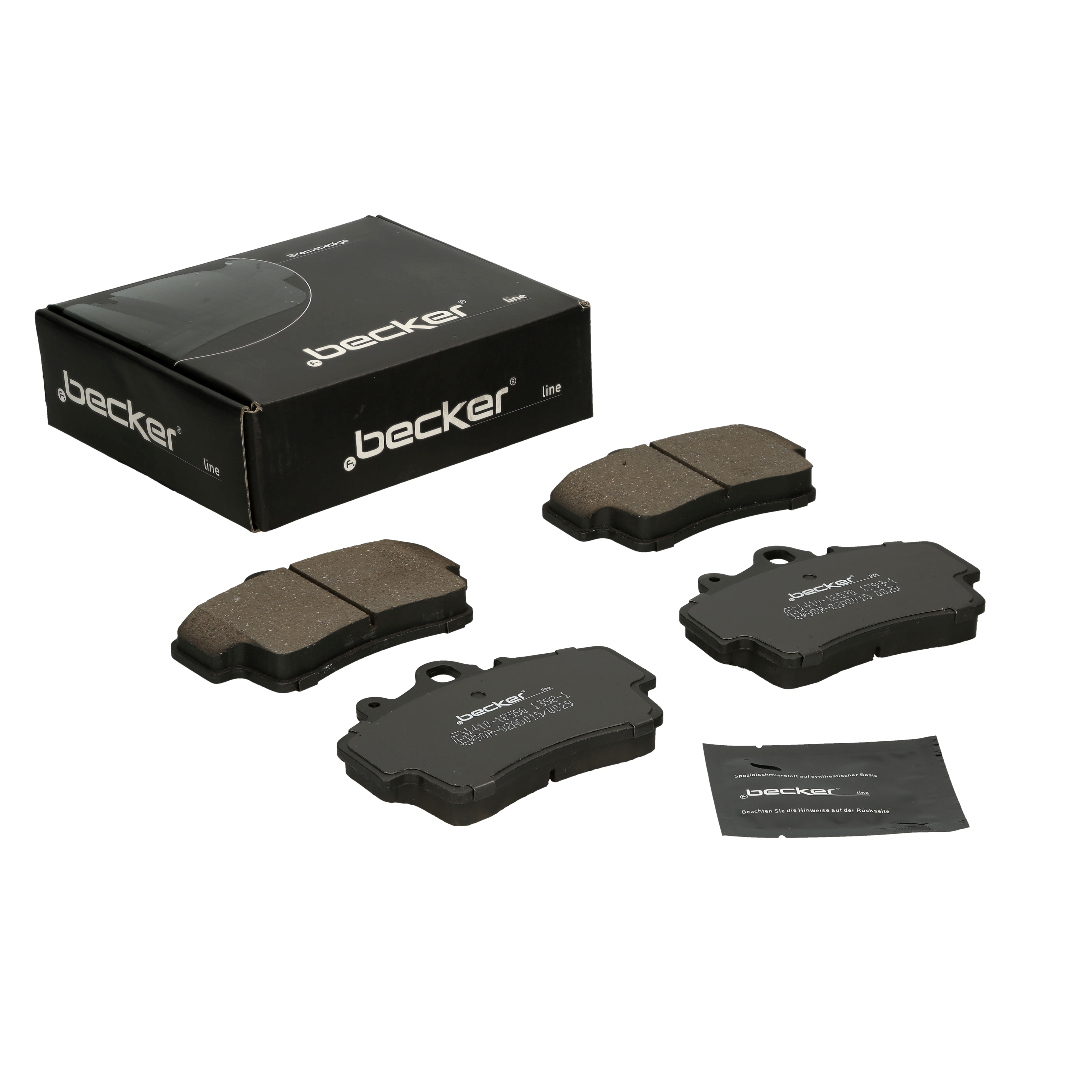 Bremsbelagsatz, Scheibenbremse | f.becker_line (104 10569)