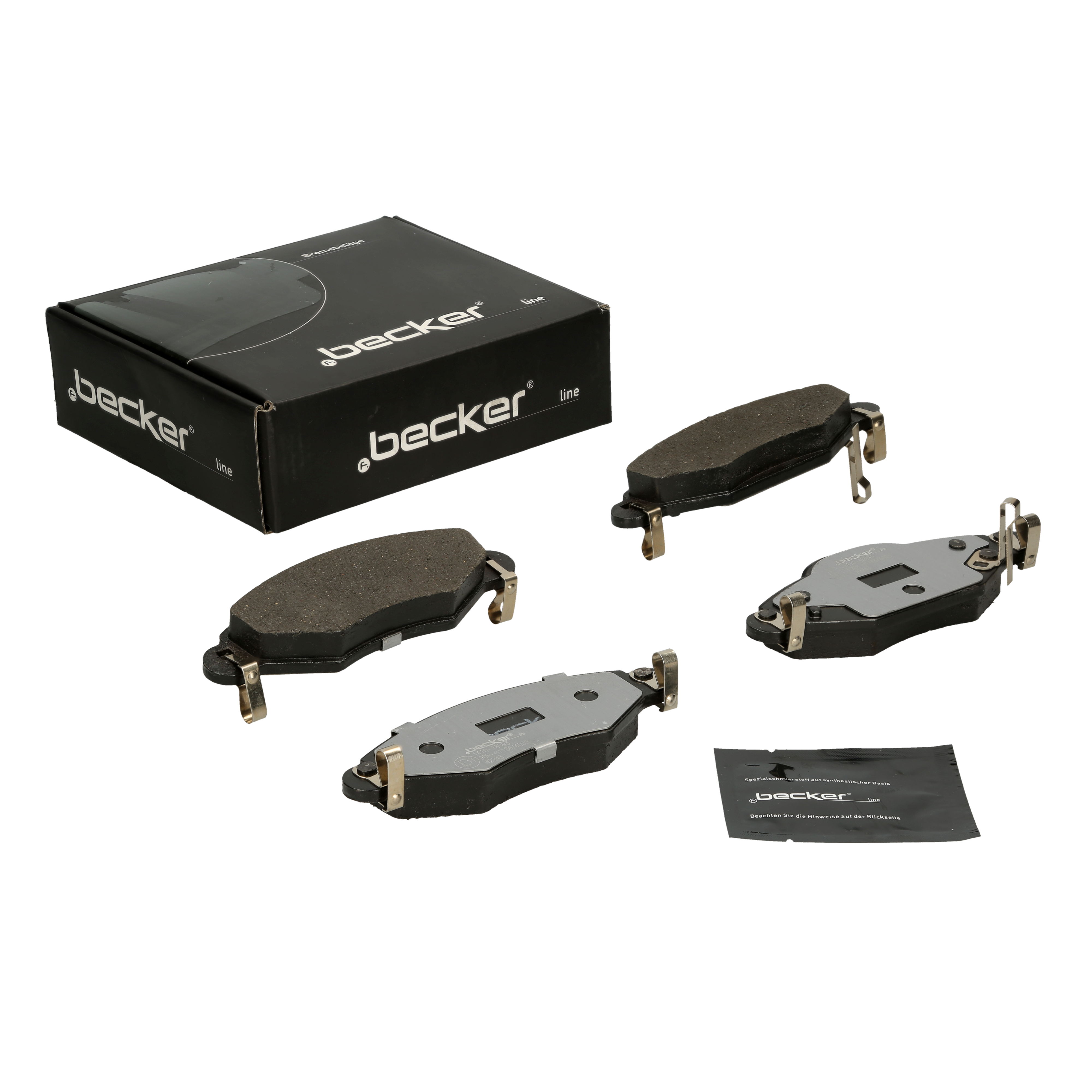 Bremsbelagsatz, Scheibenbremse | f.becker_line (104 10571)