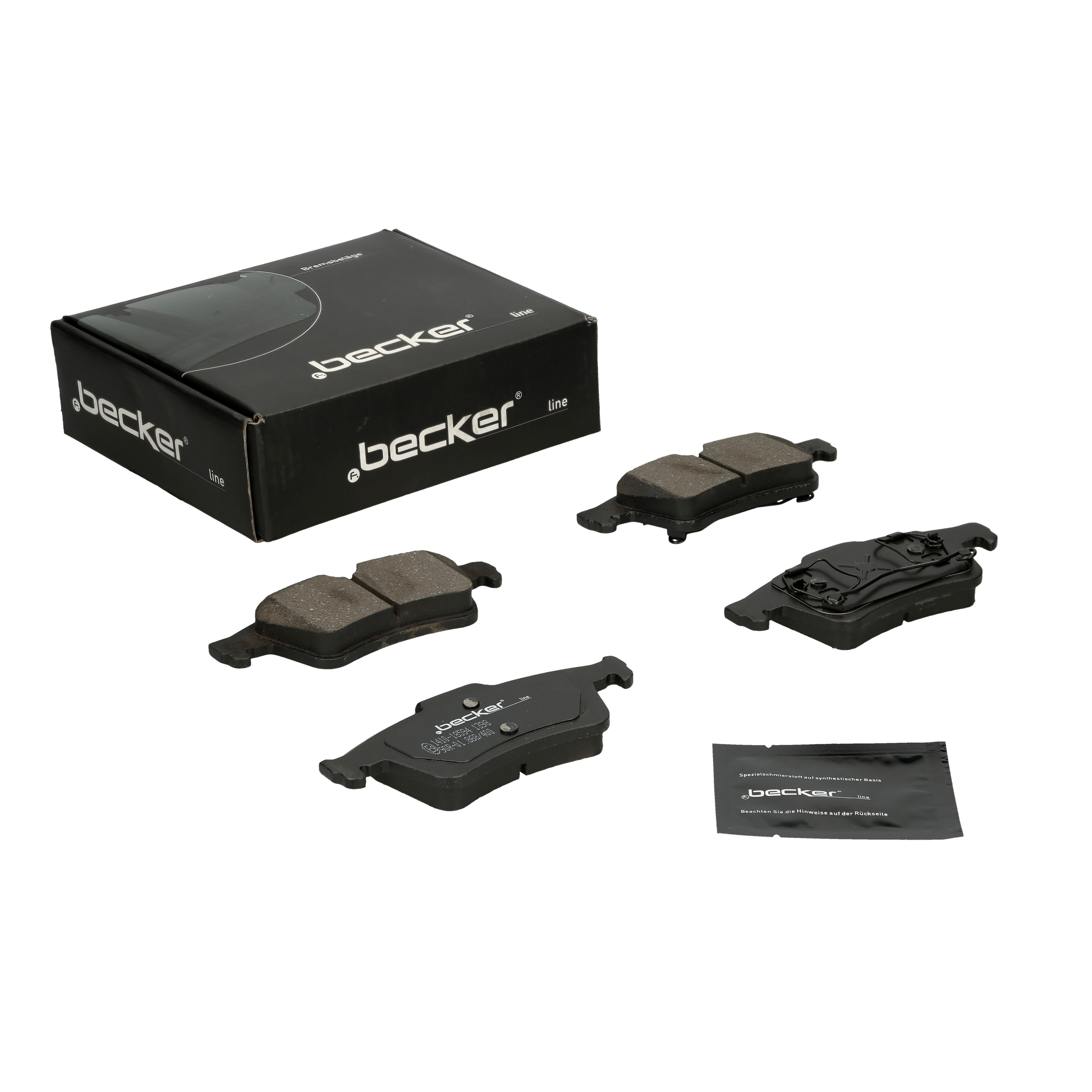 Bremsbelagsatz, Scheibenbremse | f.becker_line (104 10572)