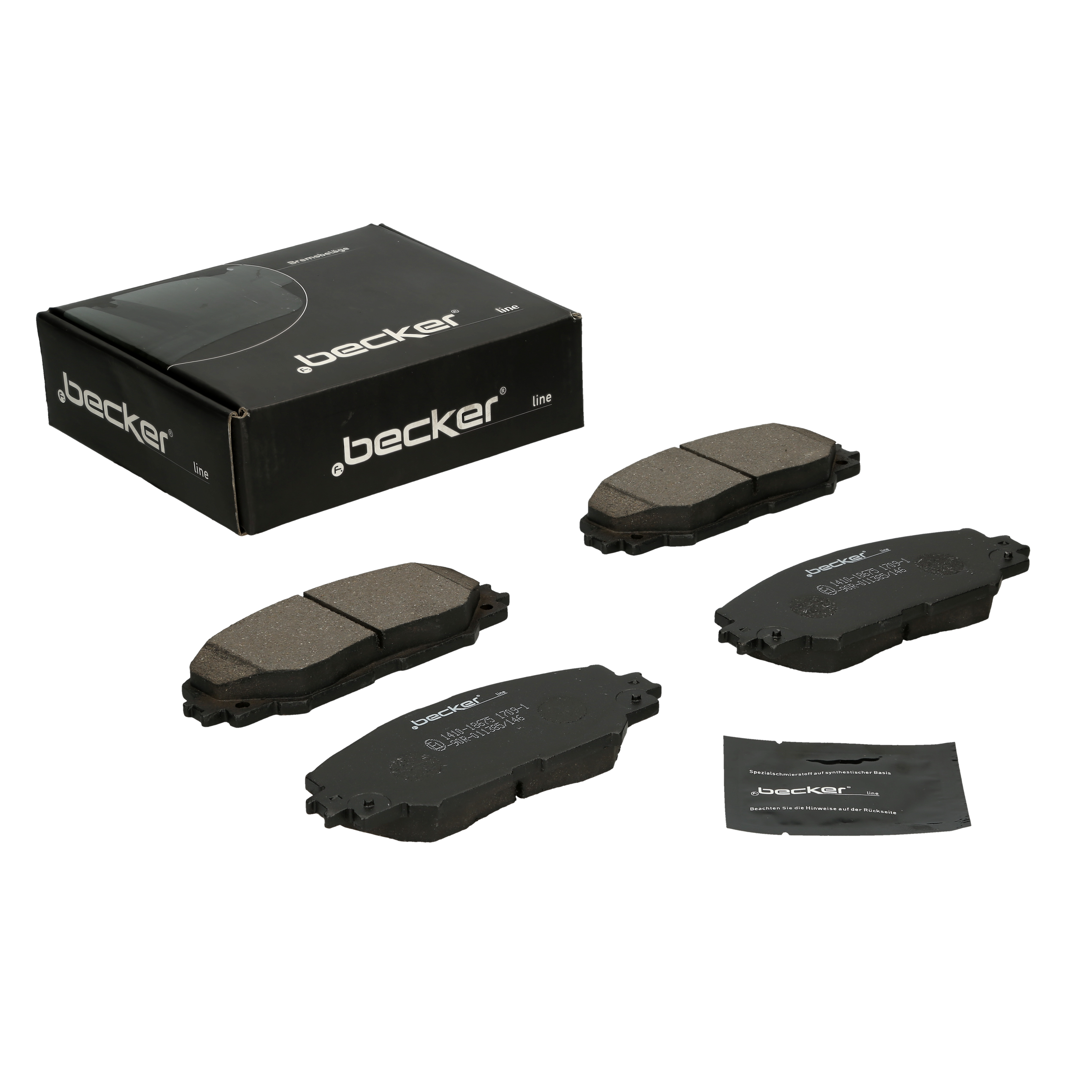 Bremsbelagsatz, Scheibenbremse | f.becker_line (104 10592)