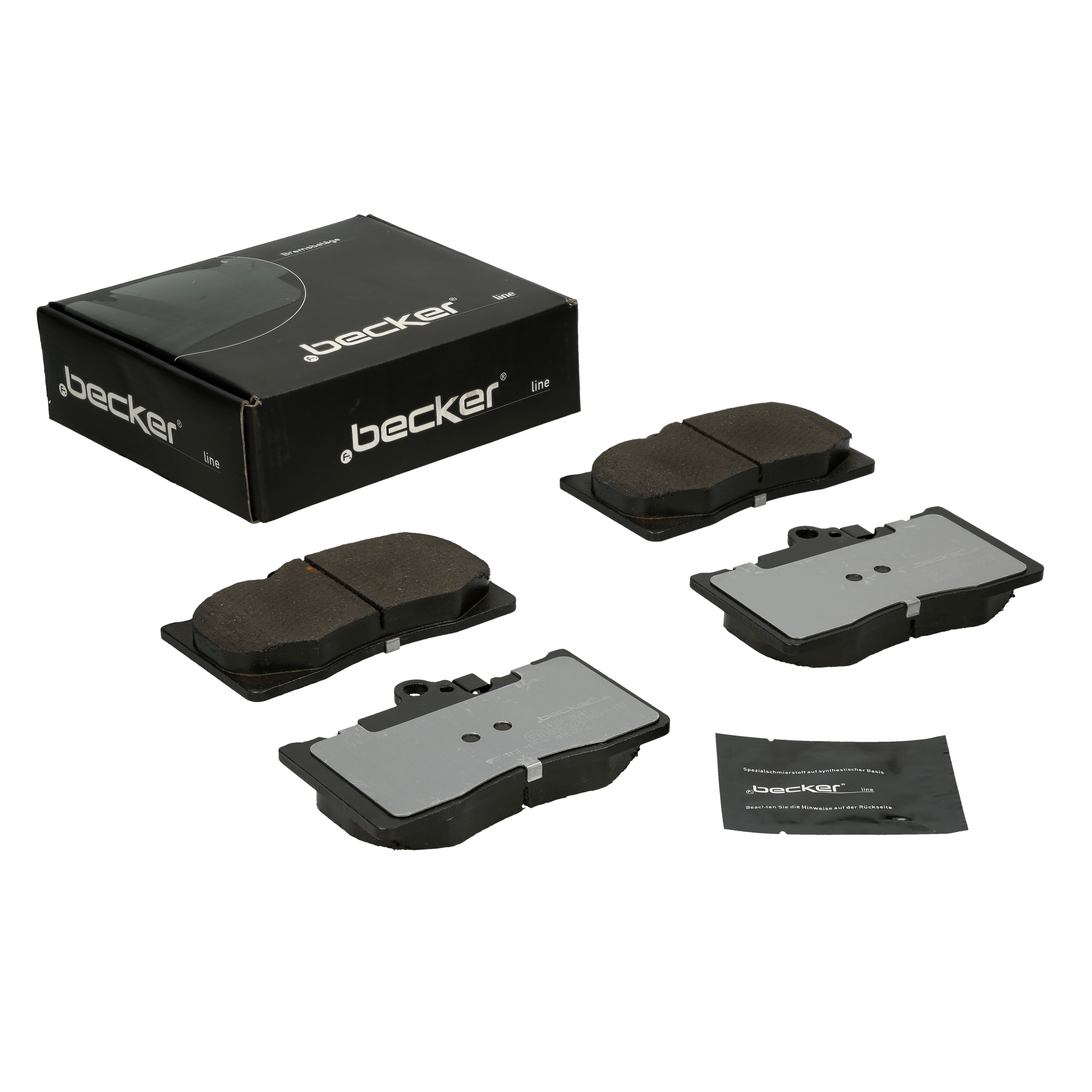Bremsbelagsatz, Scheibenbremse | f.becker_line (104 10607)