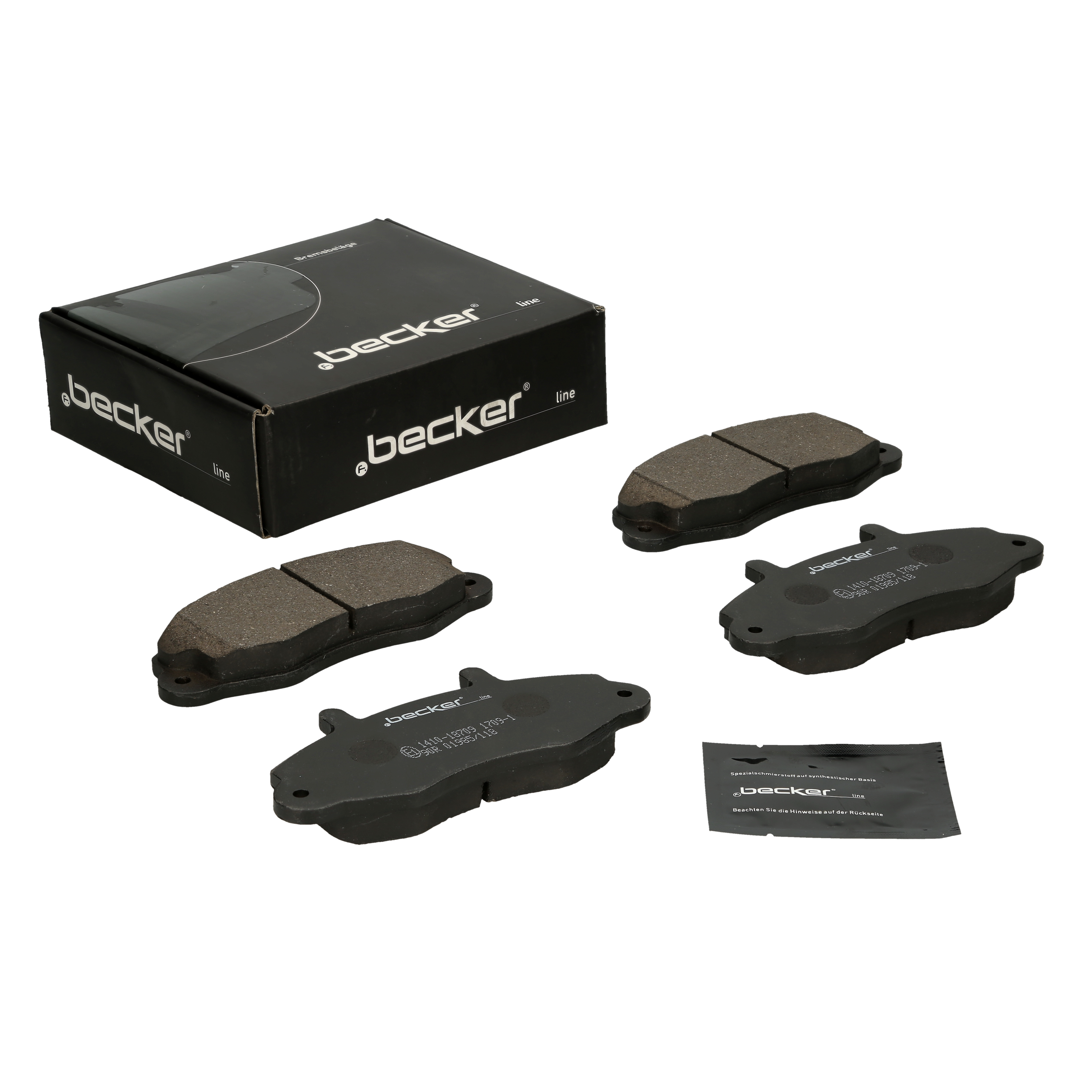 Bremsbelagsatz, Scheibenbremse | f.becker_line (104 10624)