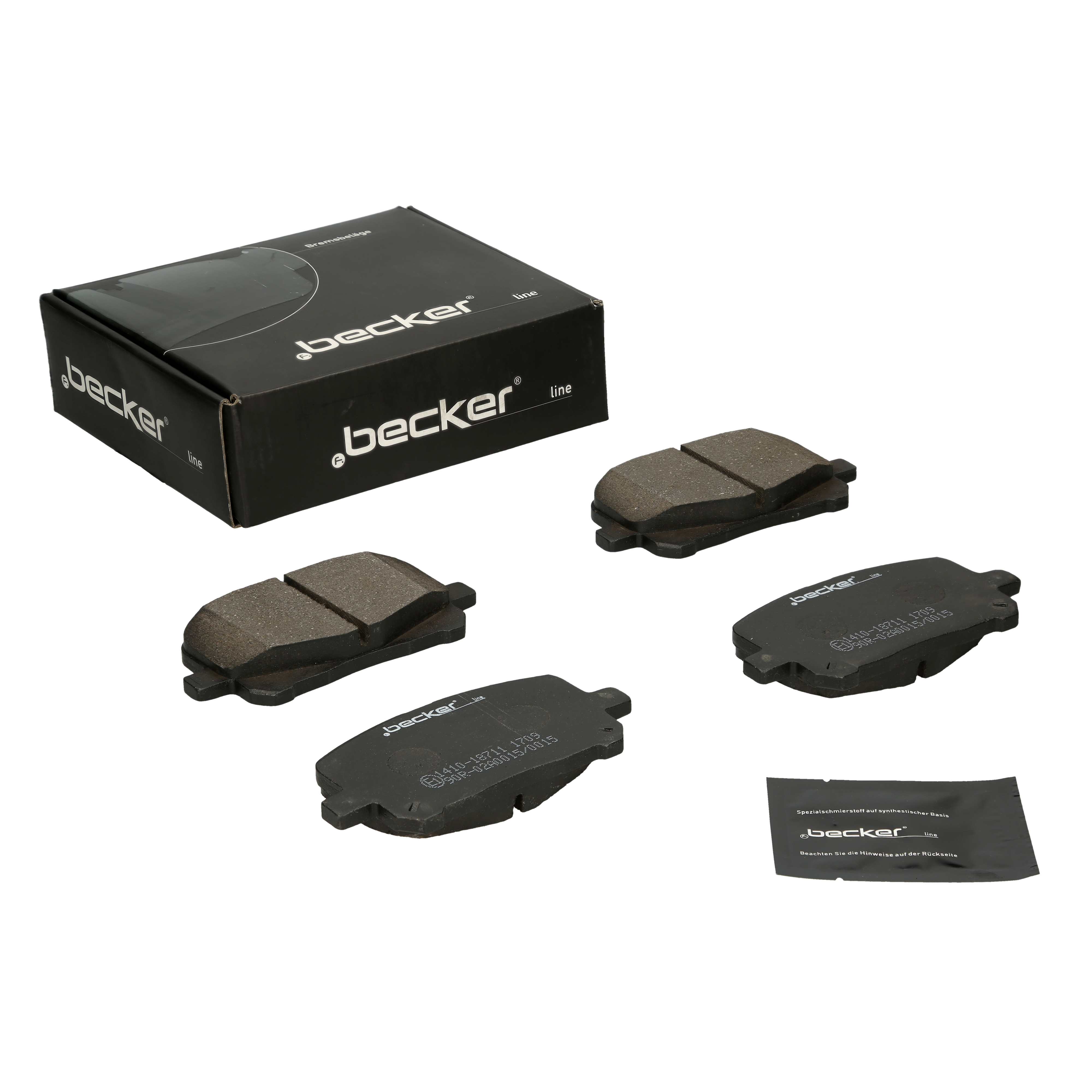 Bremsbelagsatz, Scheibenbremse | f.becker_line (104 10626)