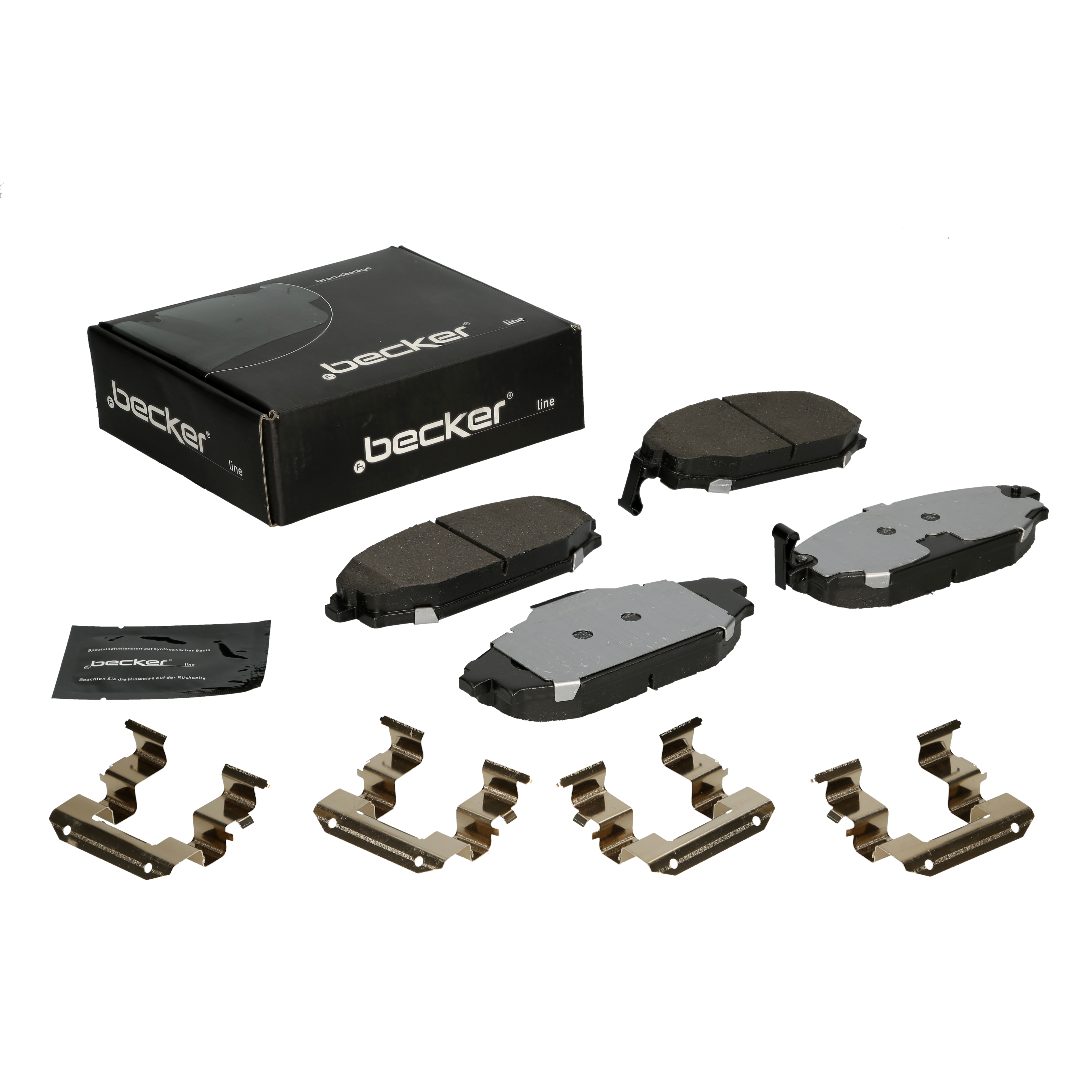 Bremsbelagsatz, Scheibenbremse | f.becker_line (104 10633)