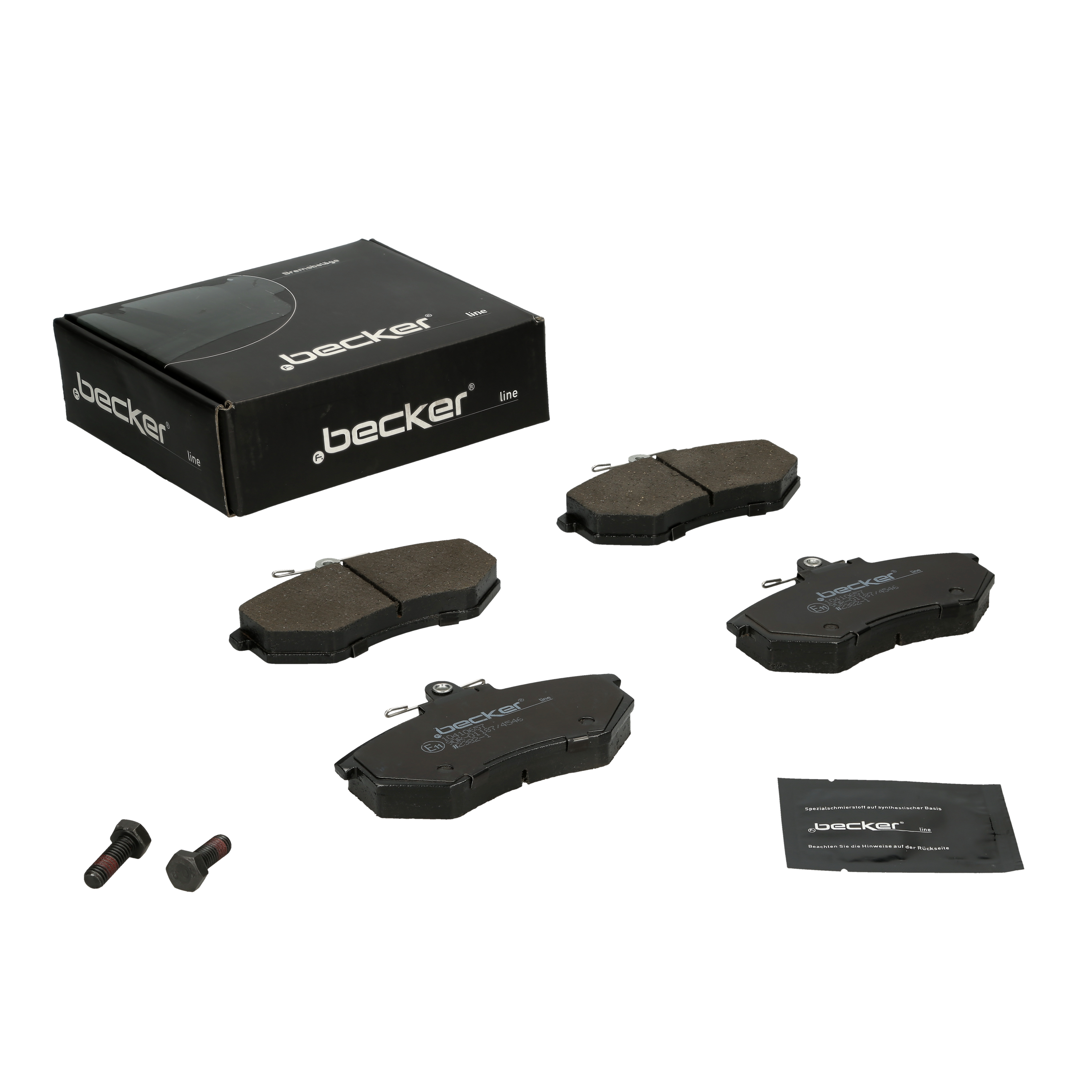 Bremsbelagsatz, Scheibenbremse | f.becker_line (104 10657)