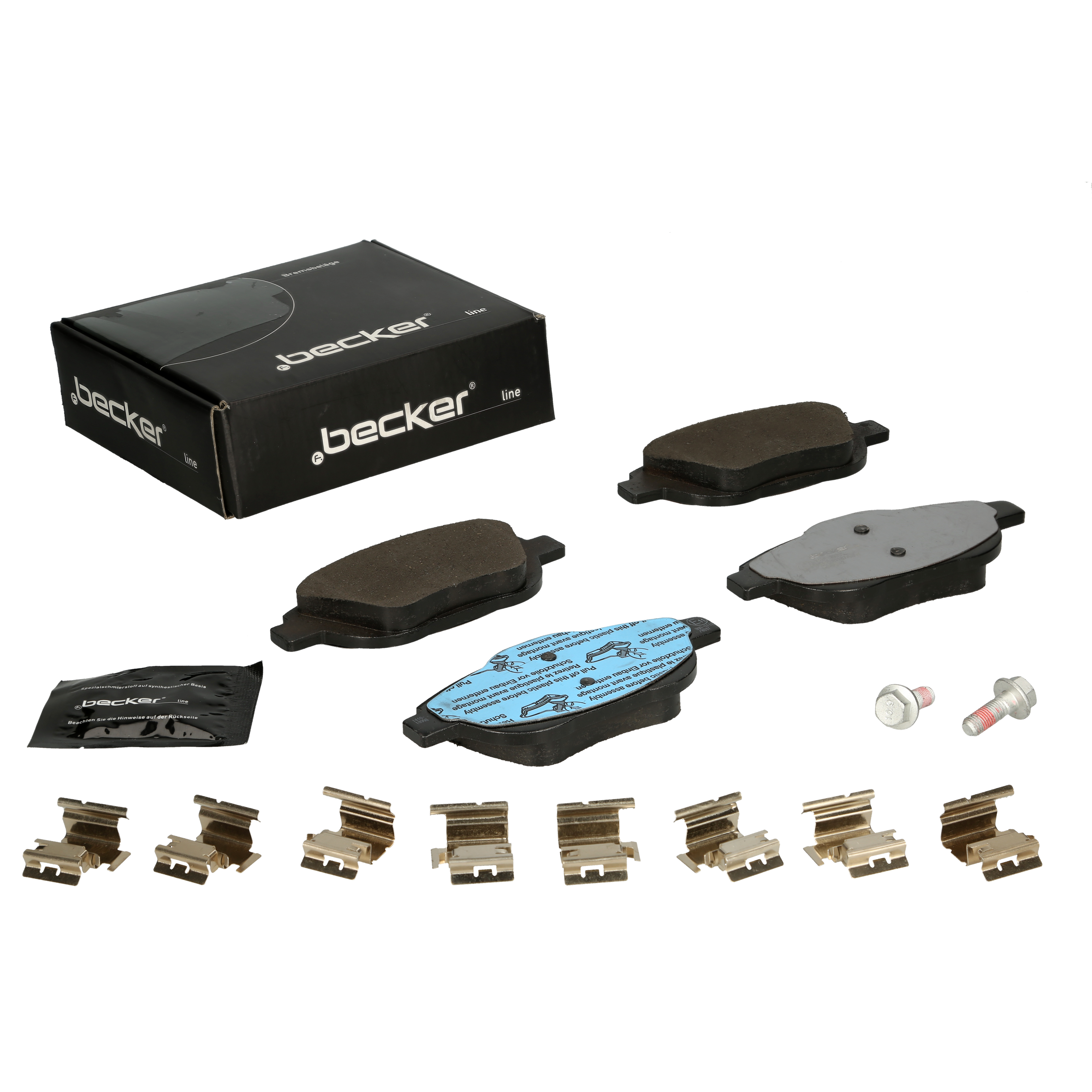 Bremsbelagsatz, Scheibenbremse | f.becker_line (104 10666)